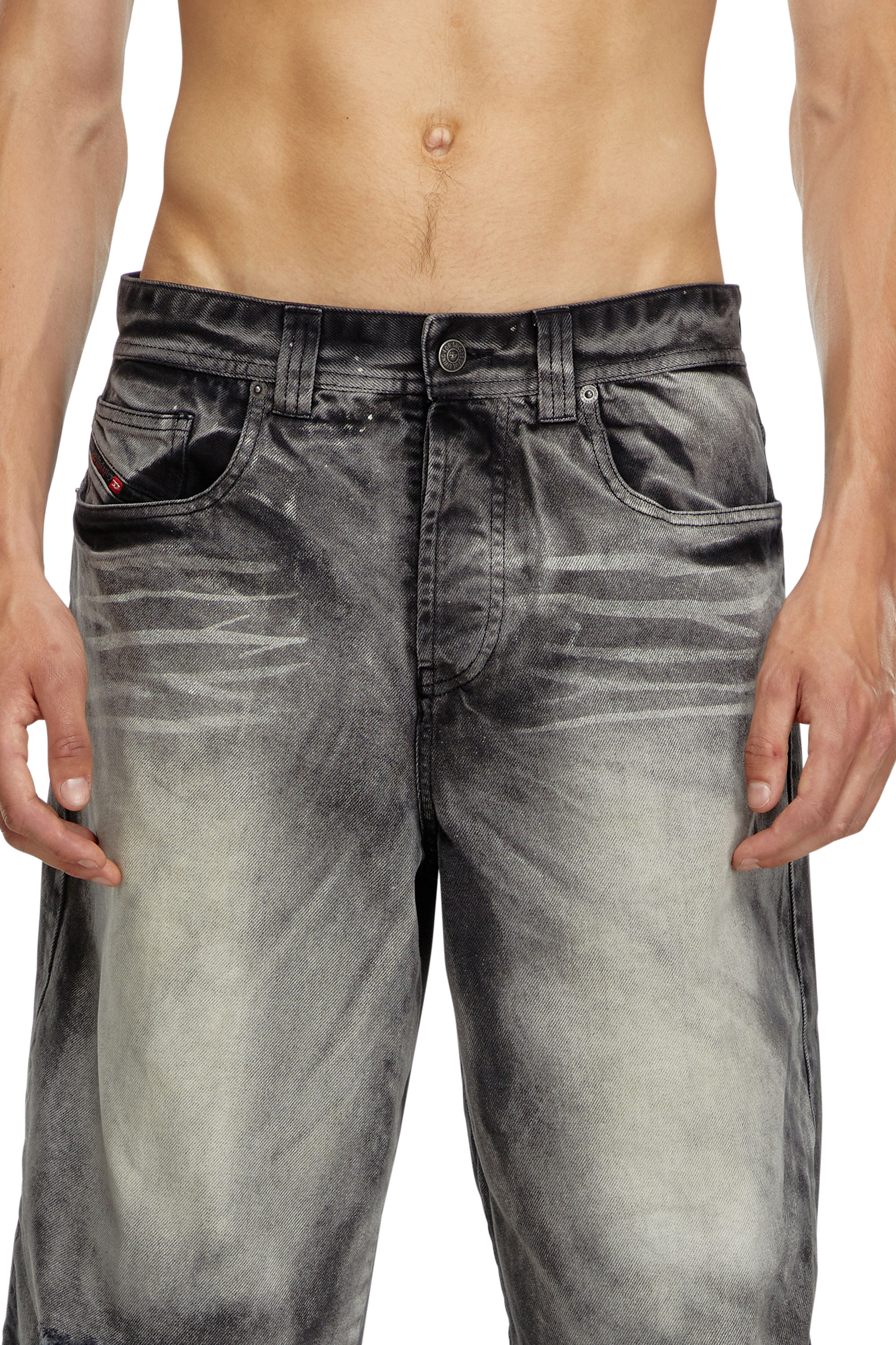 Diesel - P-HANS, Hombre Pantalones de 5 bolsillos con pernera en capas in Multicolor - Image 3