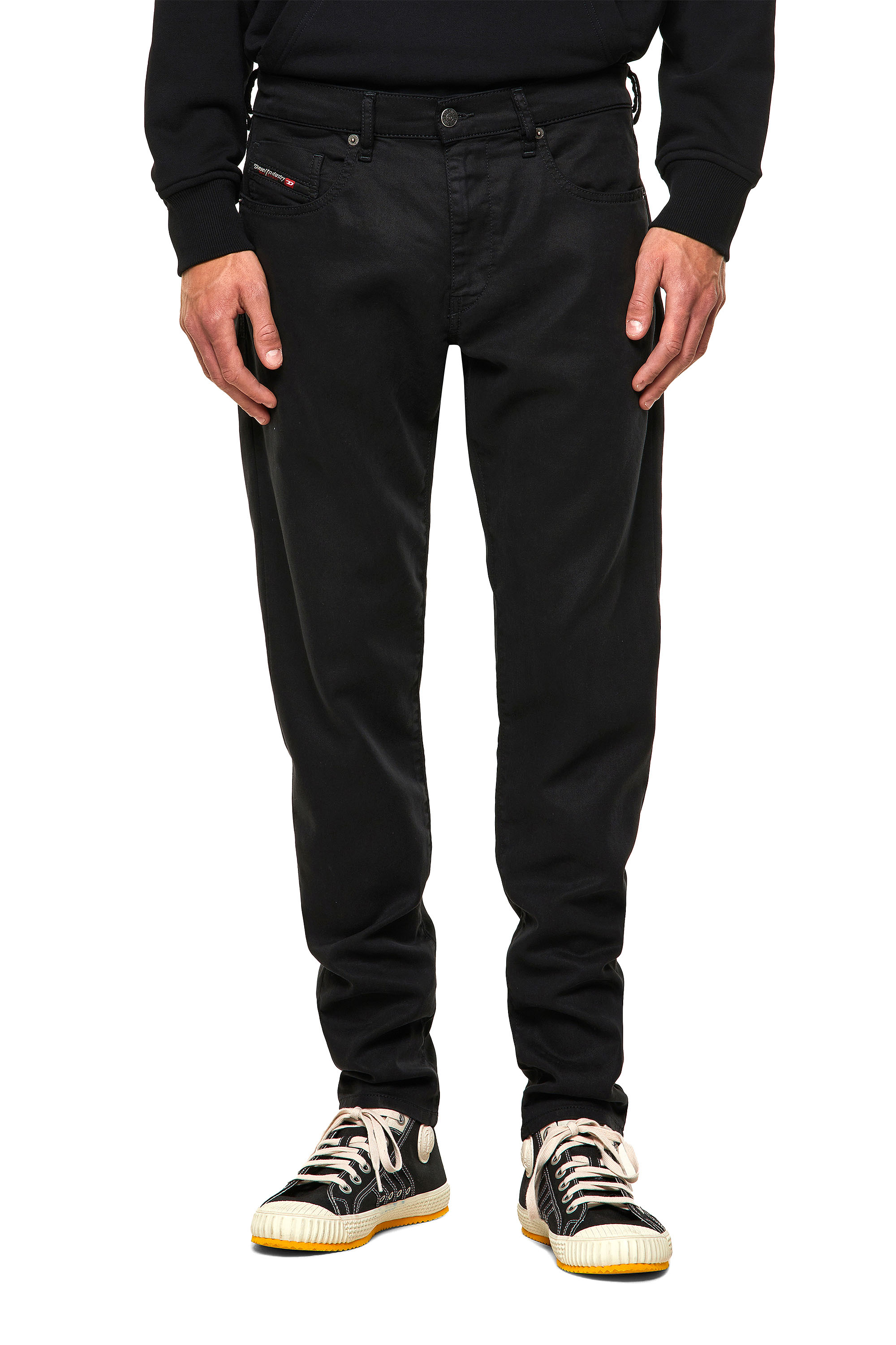 D-Strukt JoggJeans® 069NC, Negro/Gris oscuro - Vaqueros