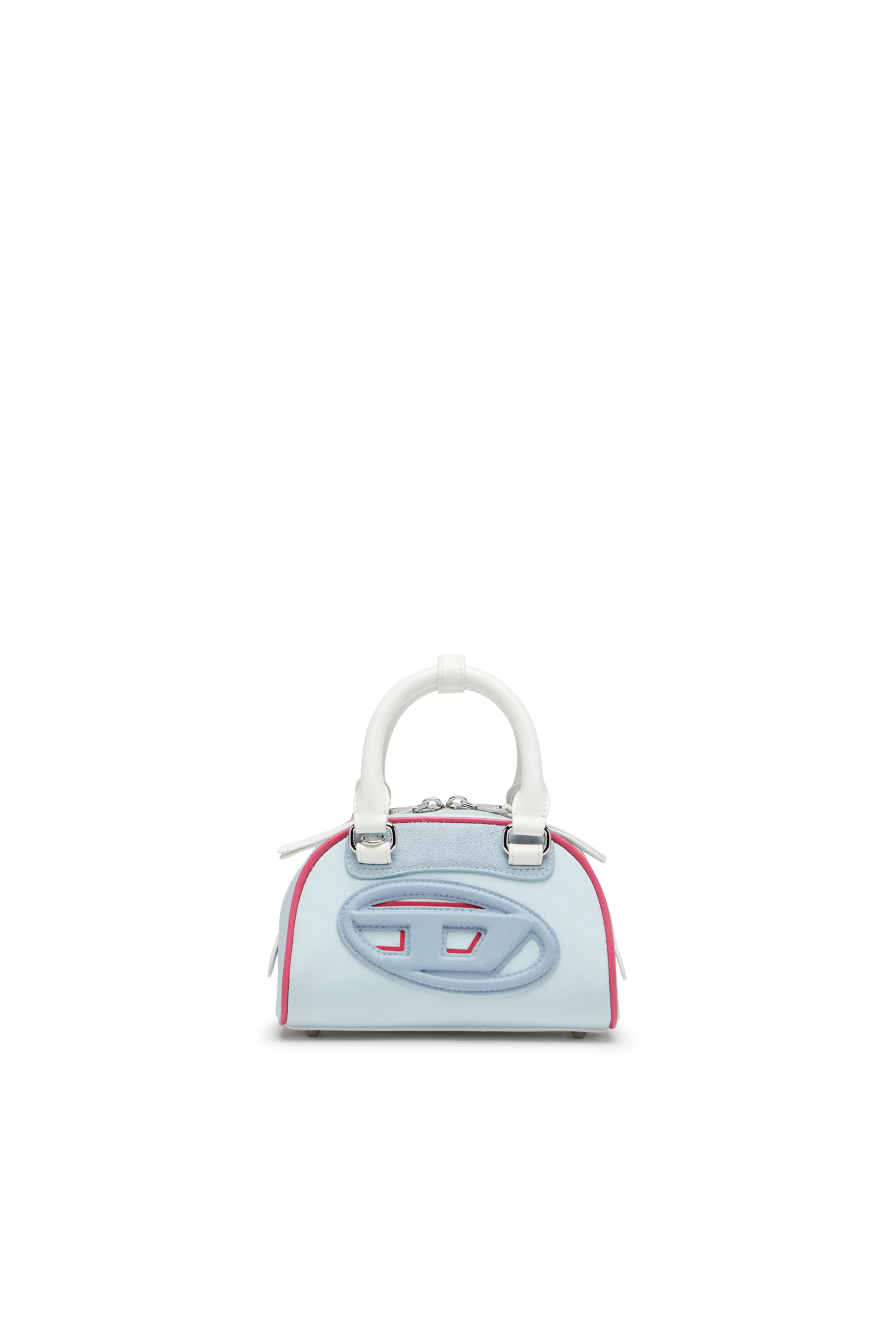 Diesel - 1DR DOME CROSSBODY, 1DR Dome-Mini bolso de bloques de color tipo bowling Mujer in Azul marino - 1