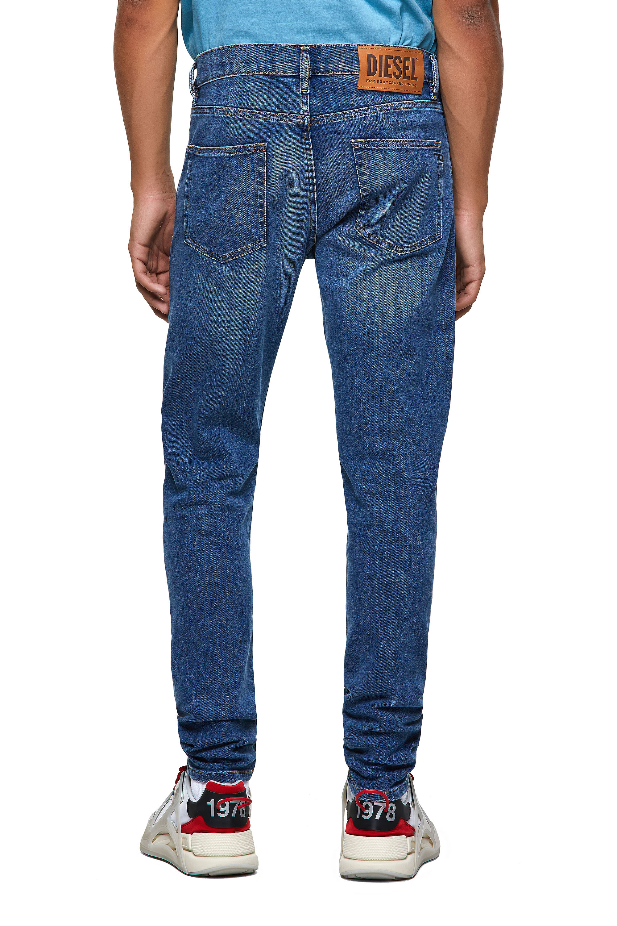 Diesel - D-Strukt Slim Jeans 09A80, Medium Blue - Image 2