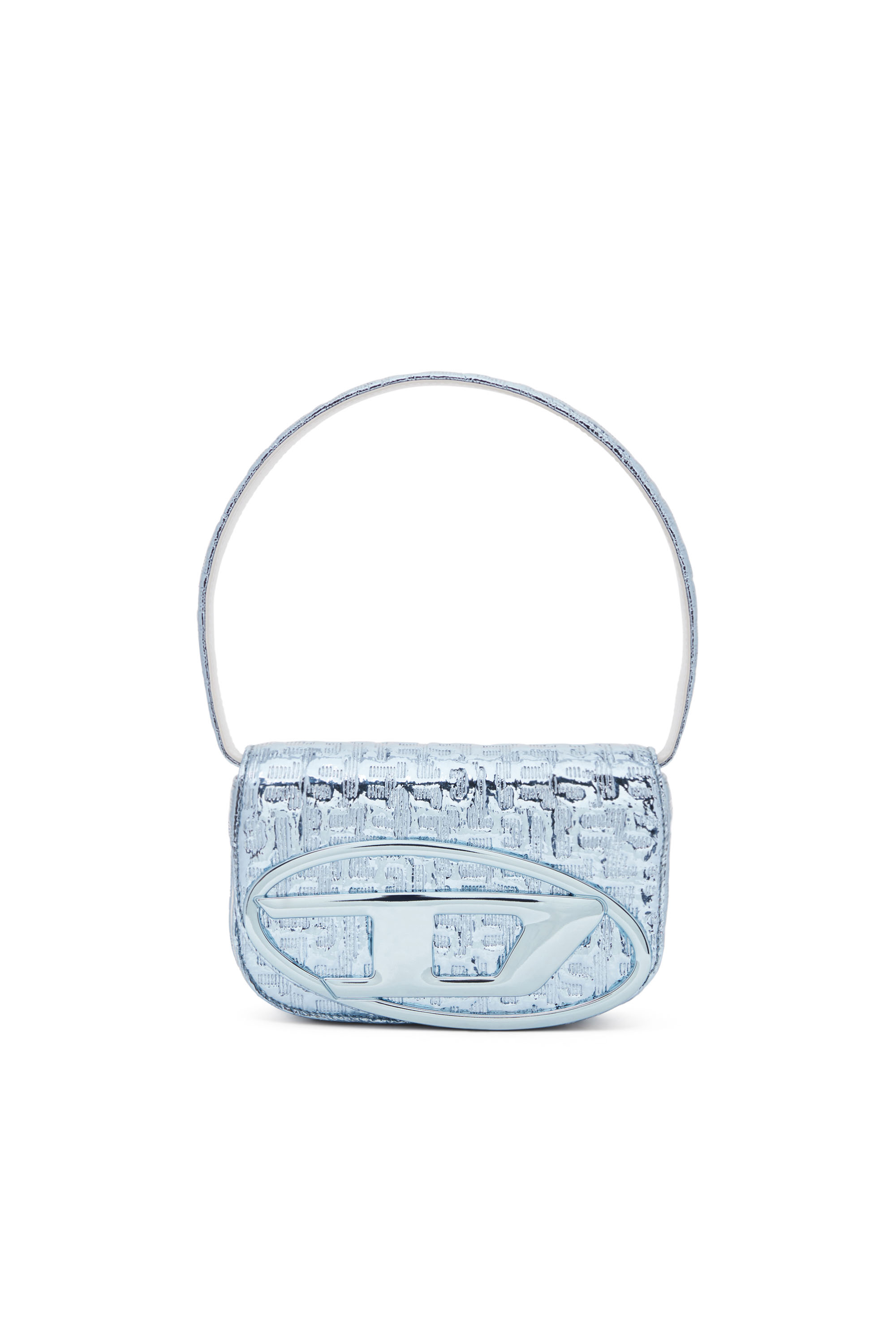 Women's Iconic shoulder bag with metallic monogram | FF-1DR