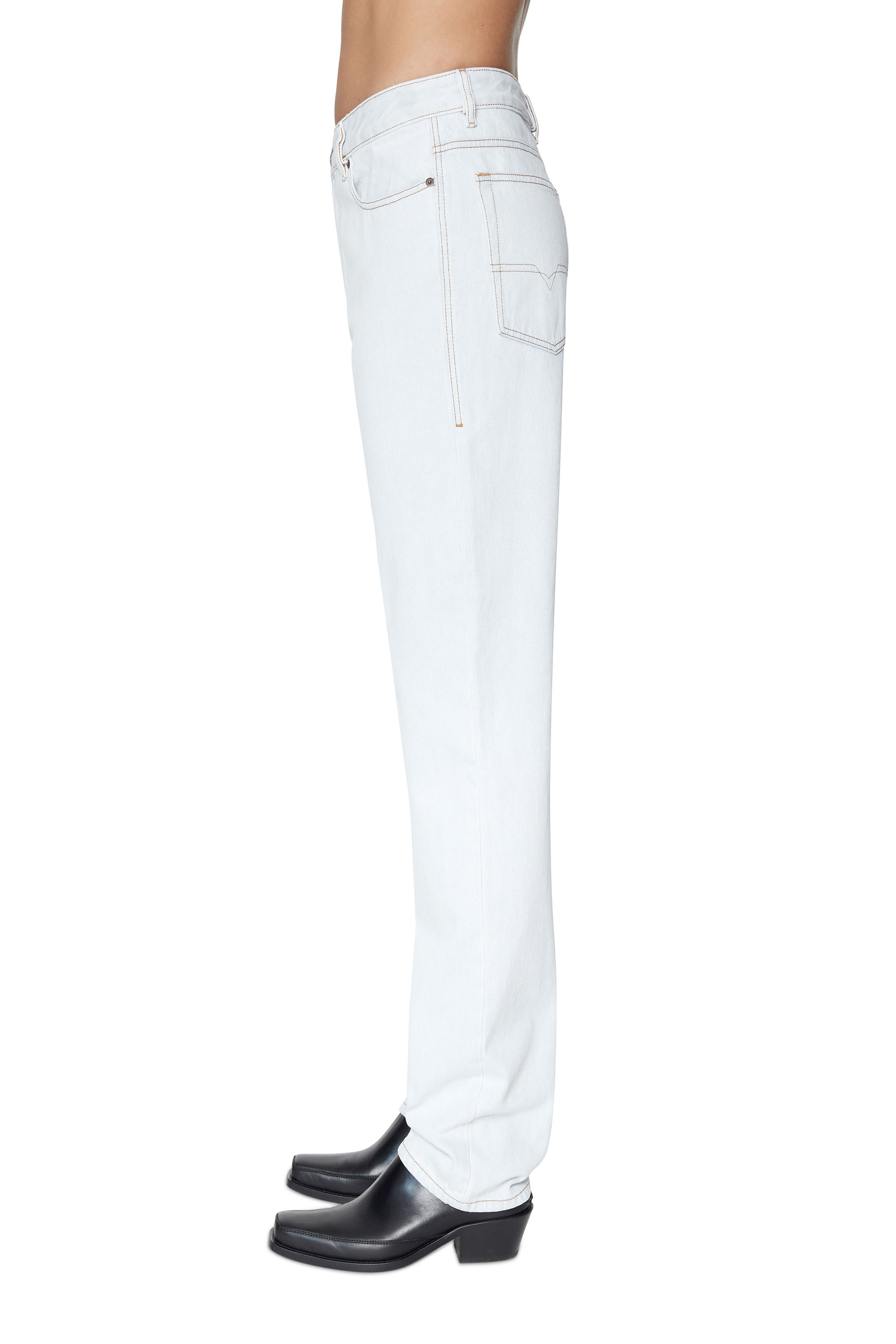 Diesel - 1955 D-Rekiv 0079Z Straight Jeans, Azul Claro - Image 4