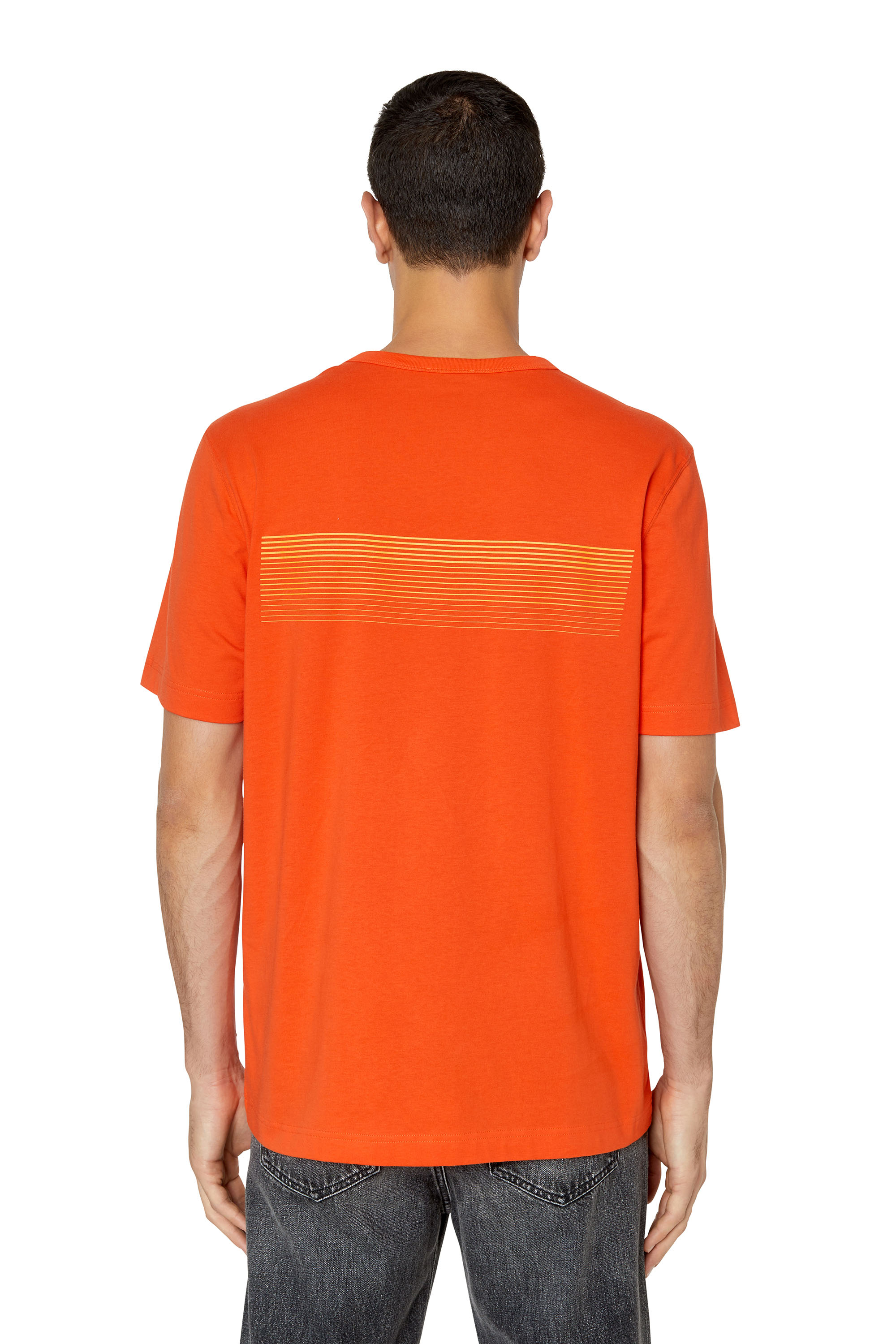 T-JUST-E19 Man: T-shirt with striped logo print | Diesel