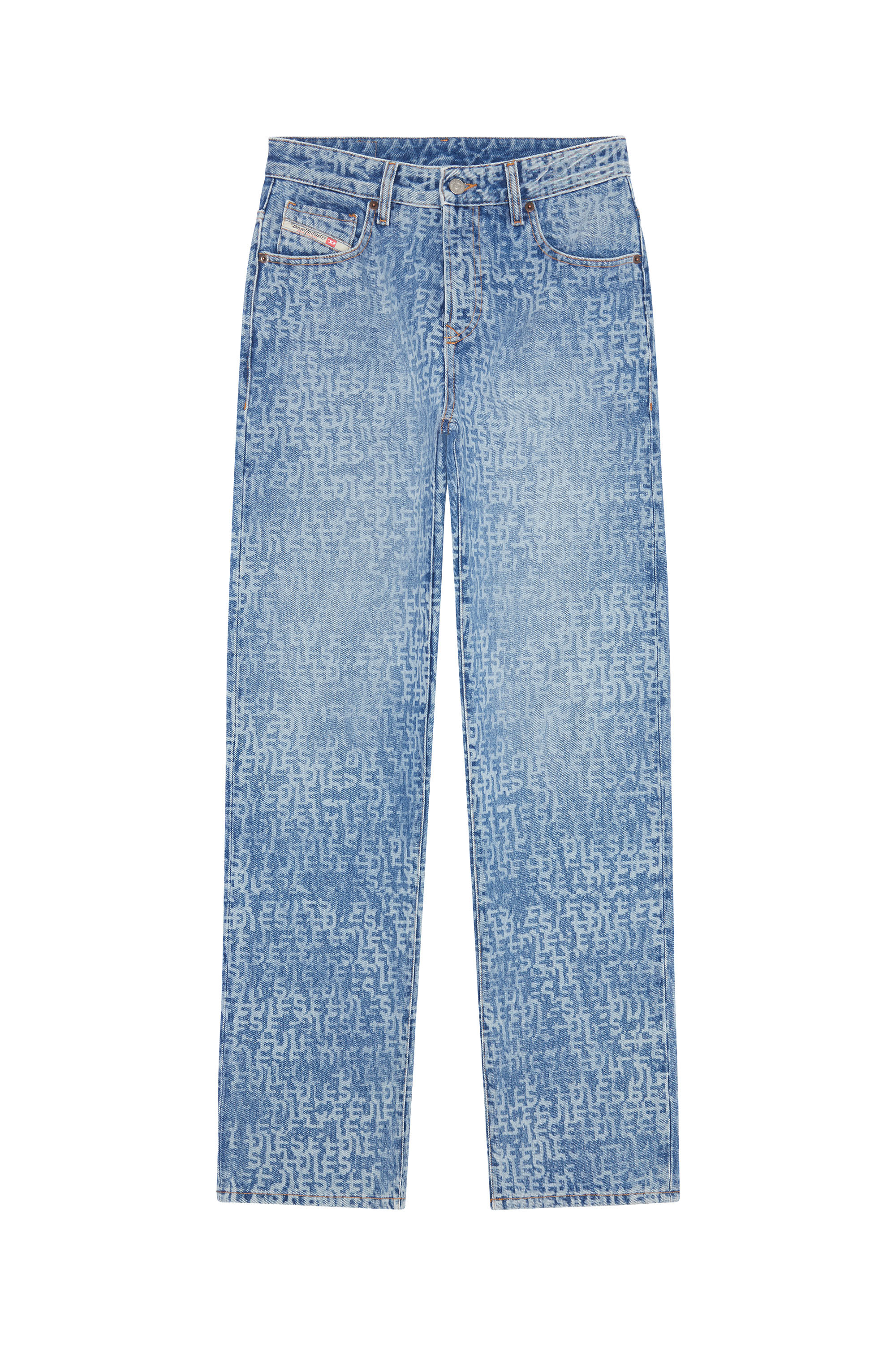 Diesel - 1999 007F5 Straight Jeans, Azul Claro - Image 1