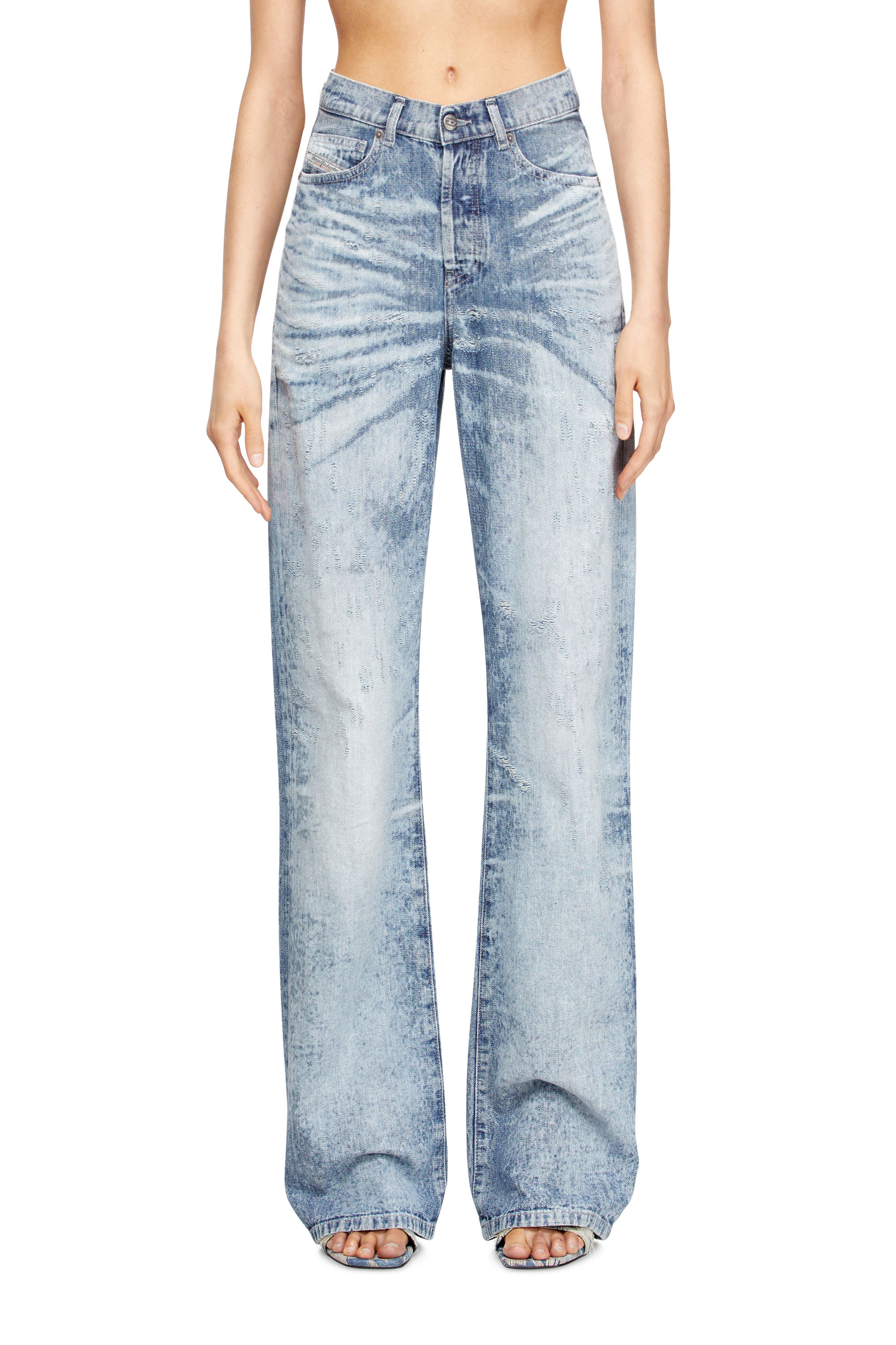 Diesel - Woman's Regular Jeans 1971 D-Sent 068TY, Light Blue - 2