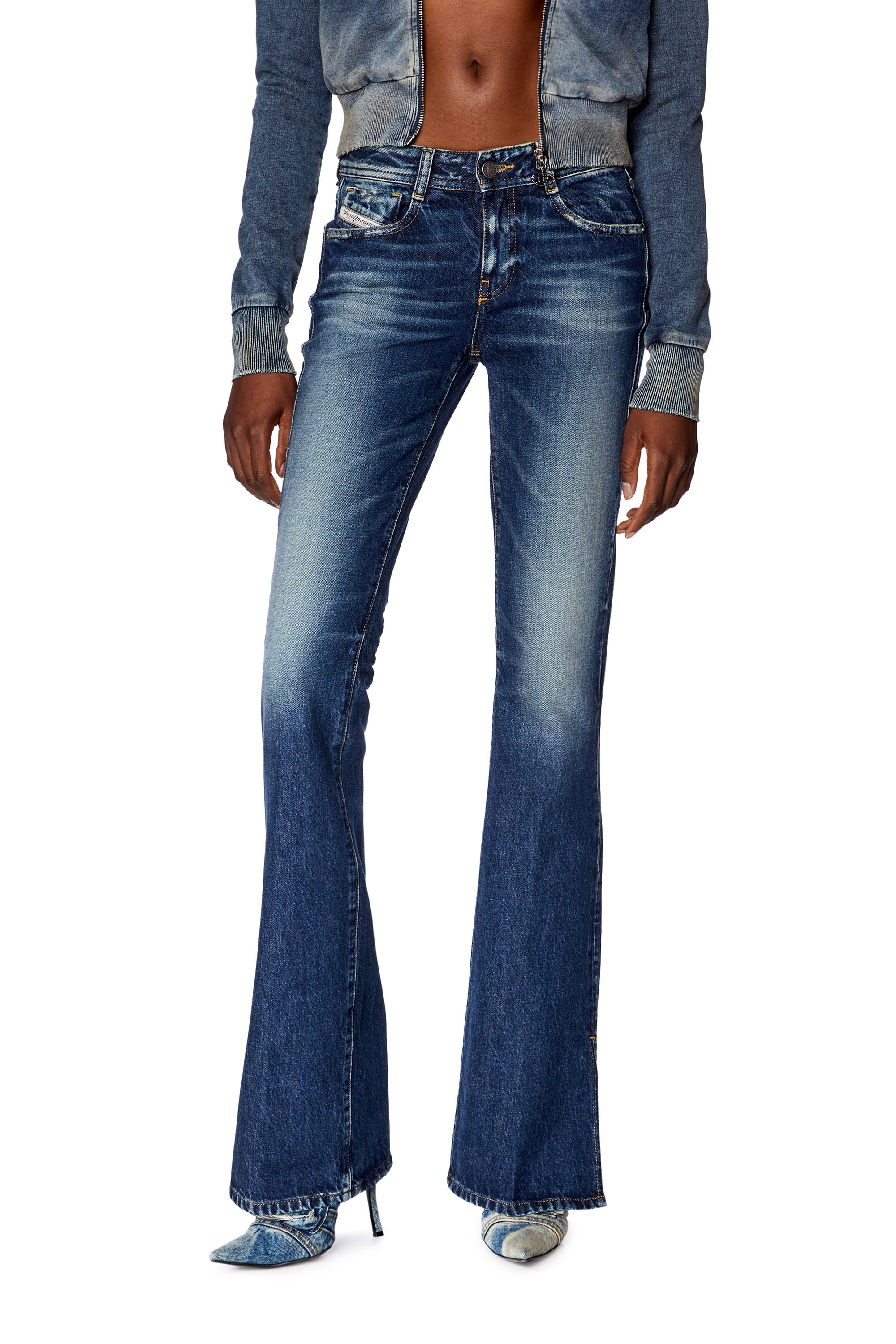 Diesel - Bootcut and Flare Jeans 1969 D-Ebbey 09G92, Azul Oscuro - Image 2