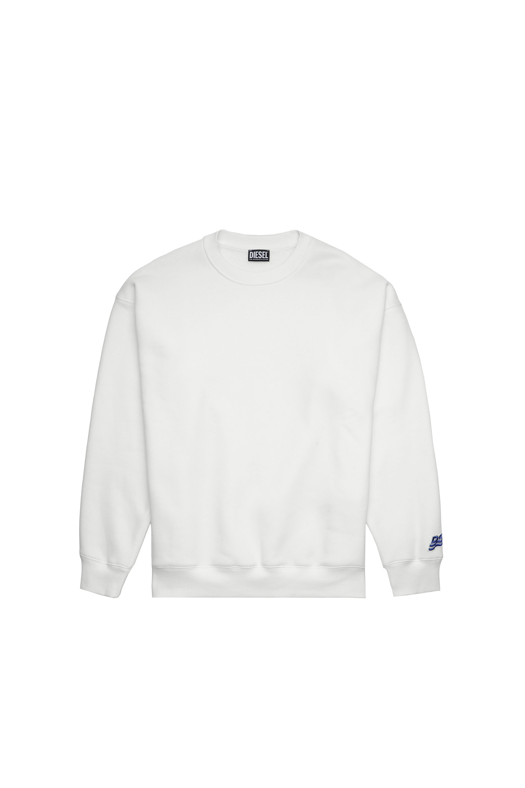 S-MART-RIB-B1, Blanco - Sudaderas