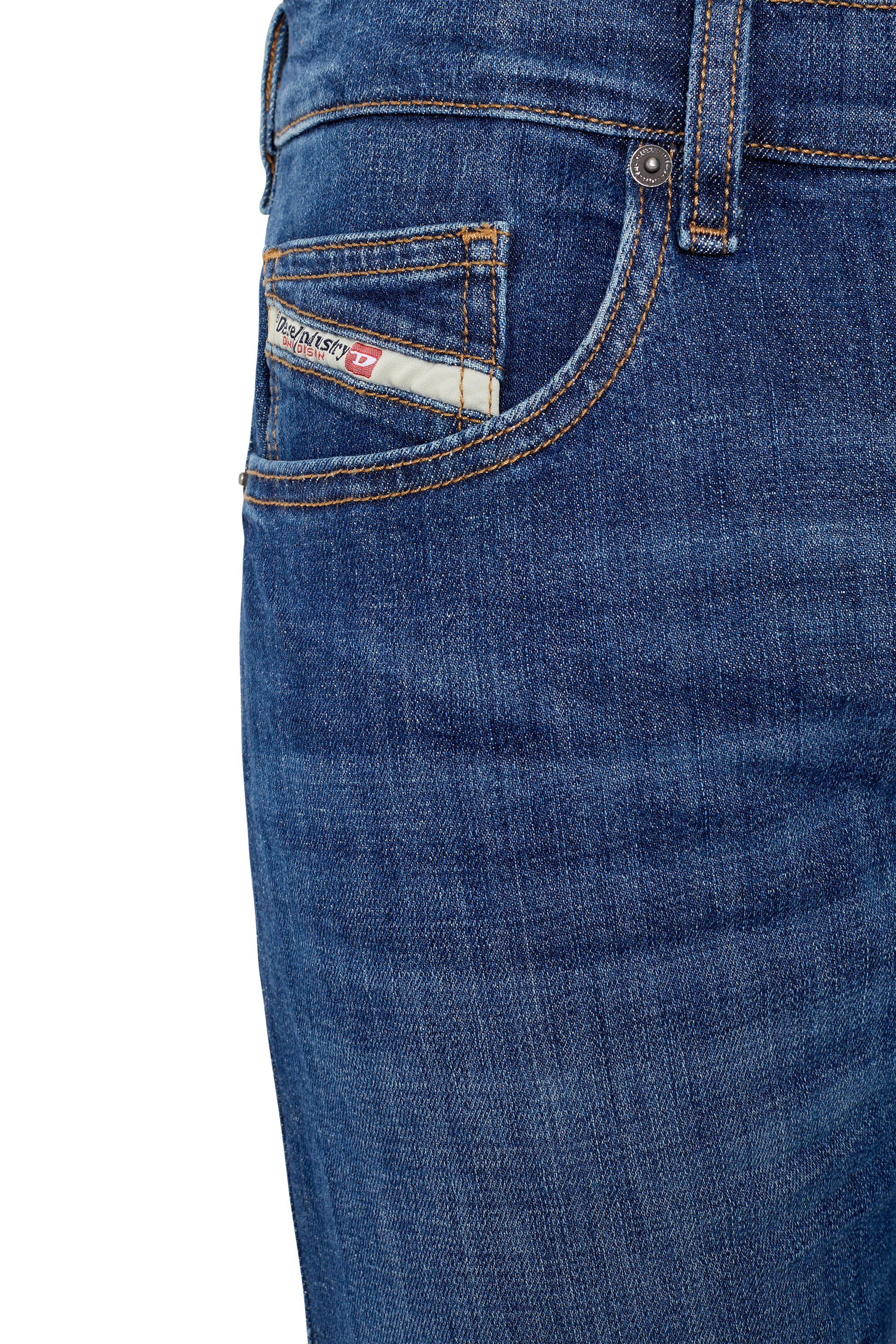 Diesel - D-Luster 0IHAR Slim Jeans, Dark Blue - Image 3
