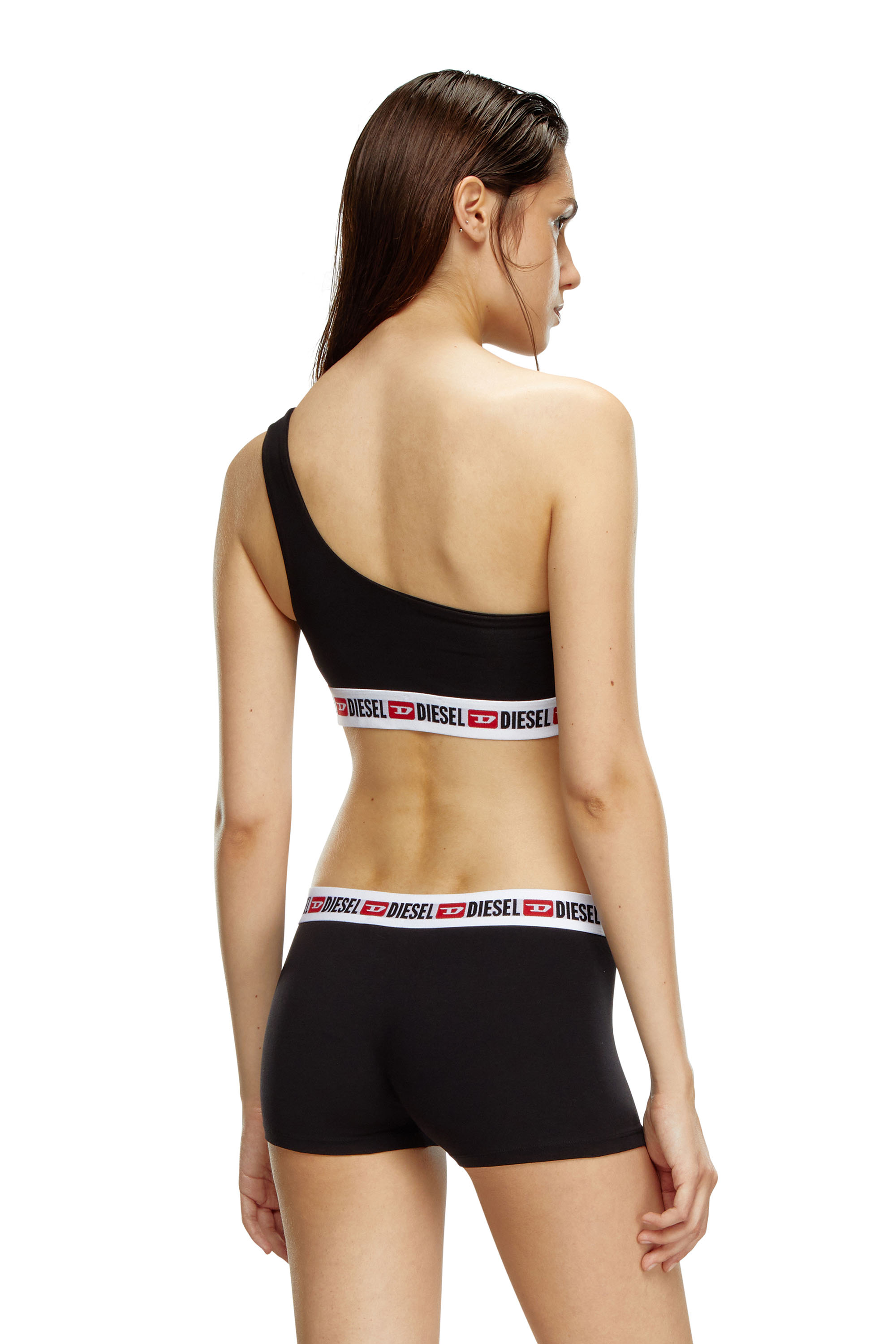 UFPN-MYA Women: Shorts with logo waistband | Diesel