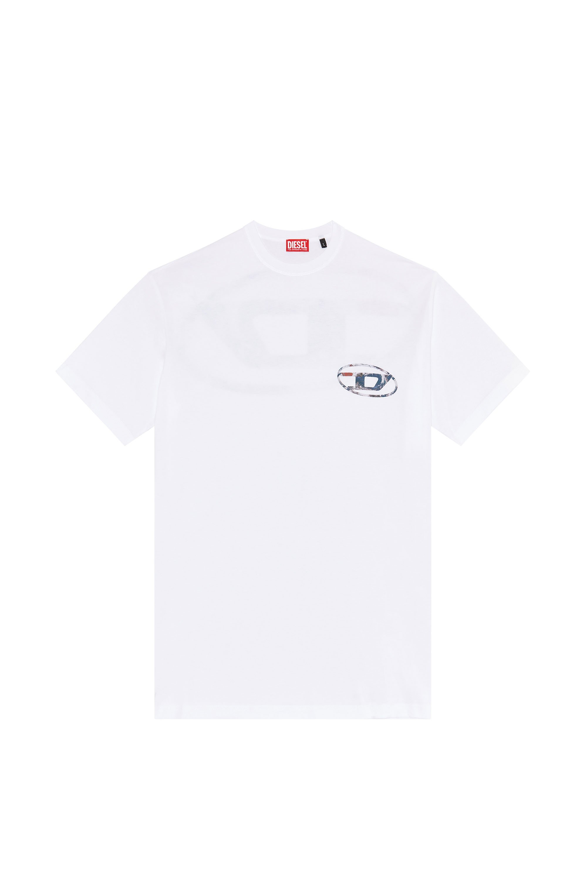 Men's T-shirt with Planet logo print | T-WASH-L6 Diesel