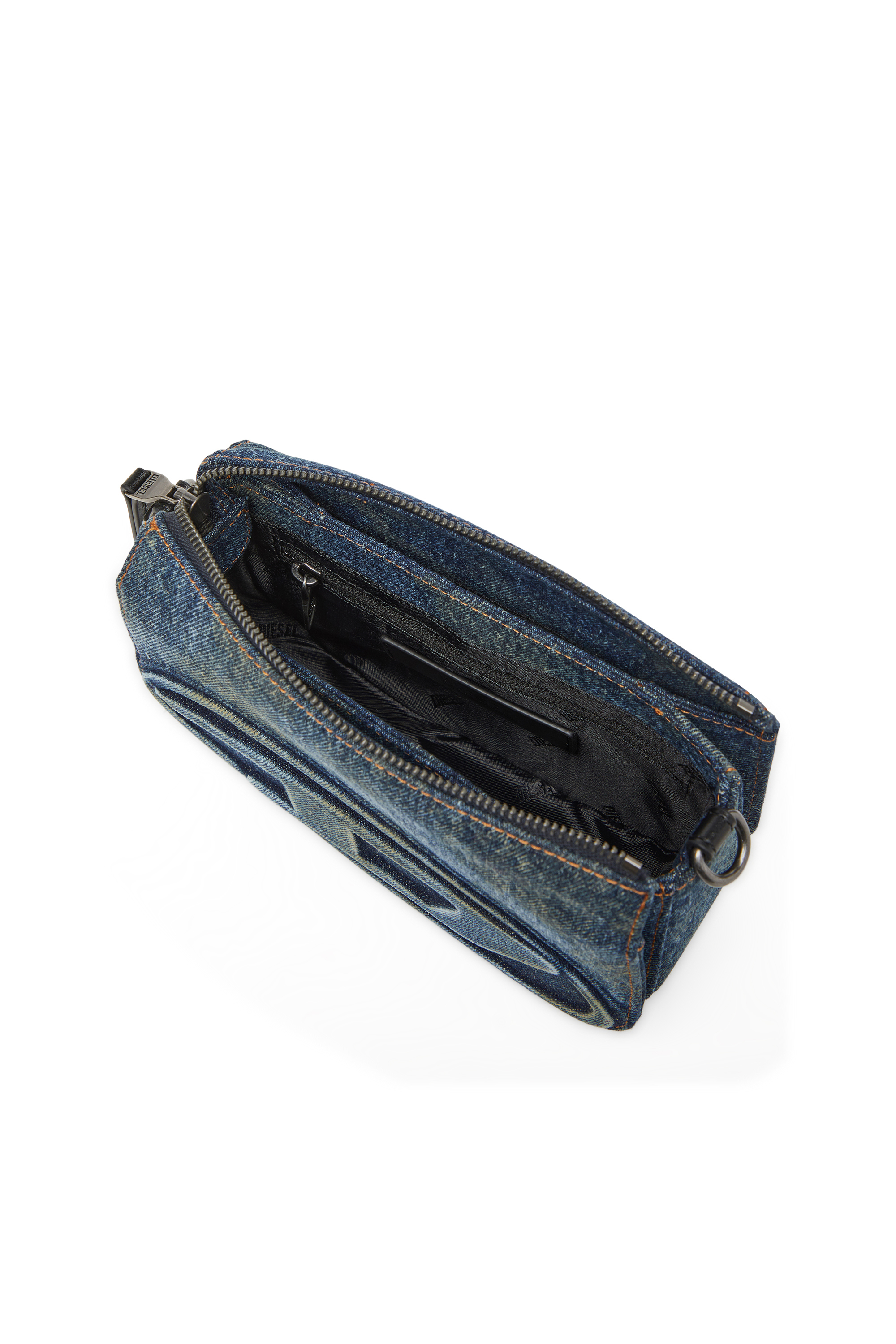 Diesel - 1DR CAMERA BAG, Unisex's Camera bag in solarised denim in Blue - 4