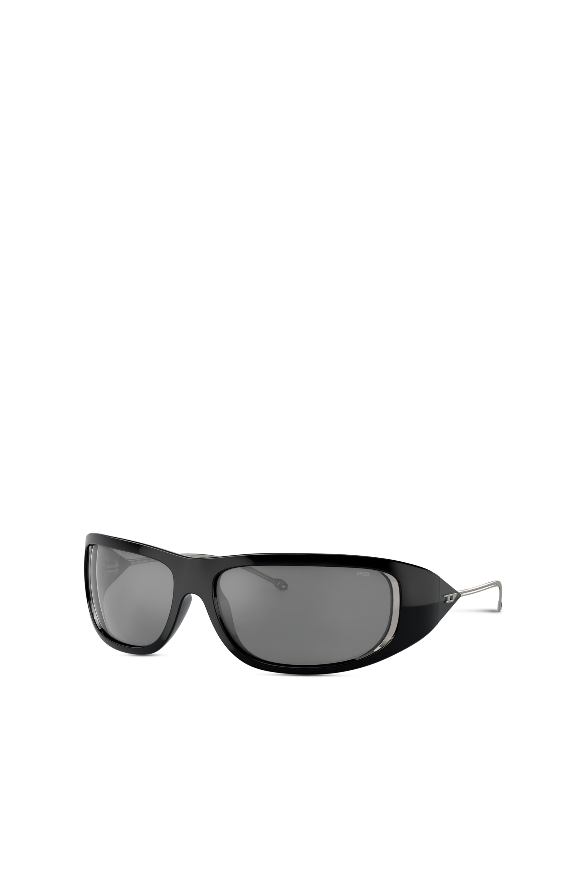 Diesel - 0DL3001 SIZE 61, Gafas con estilo envolvente Unisex in Negro - 4