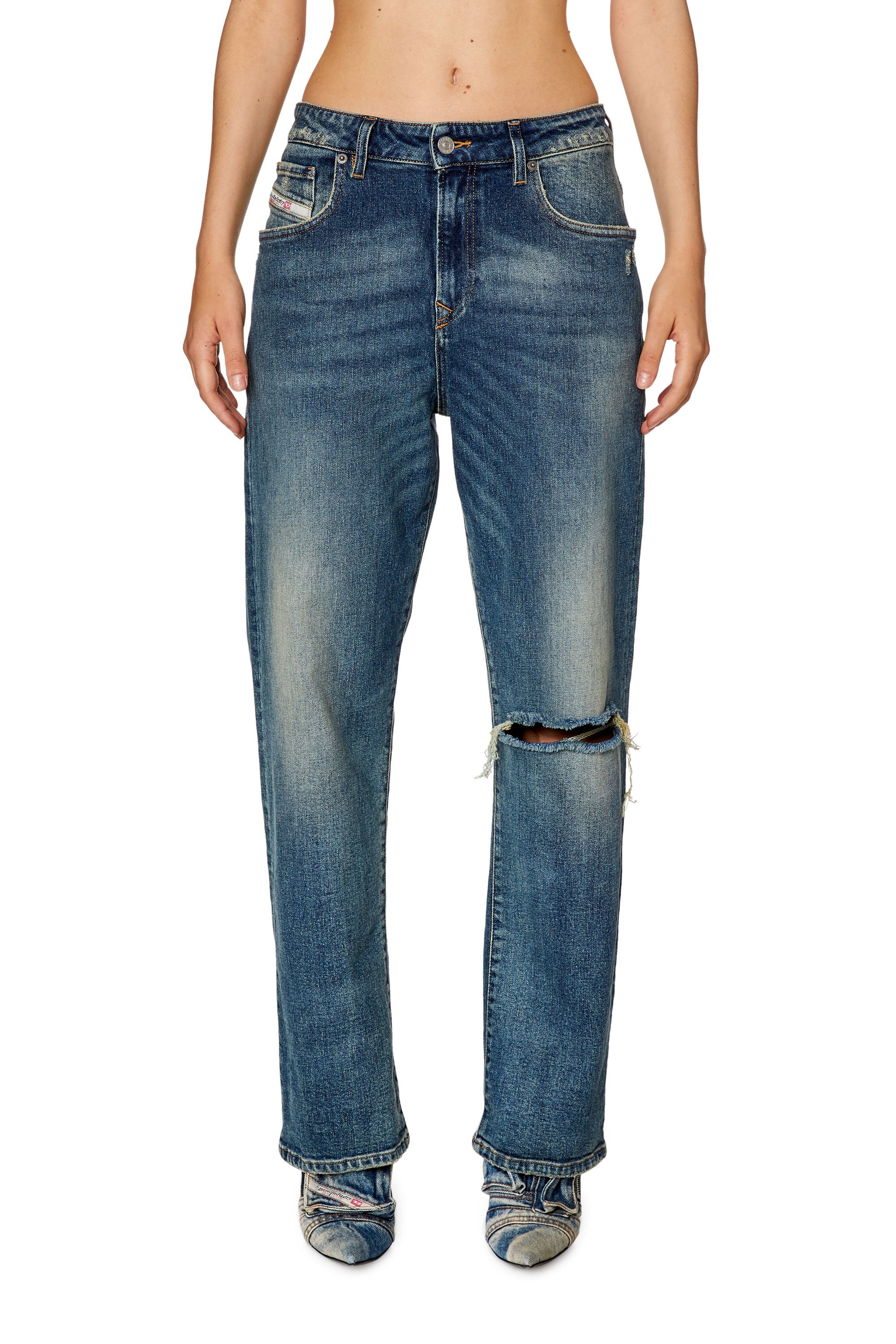 Diesel - Straight Jeans 1999 D-Reggy 007M5, Azul Oscuro - Image 1