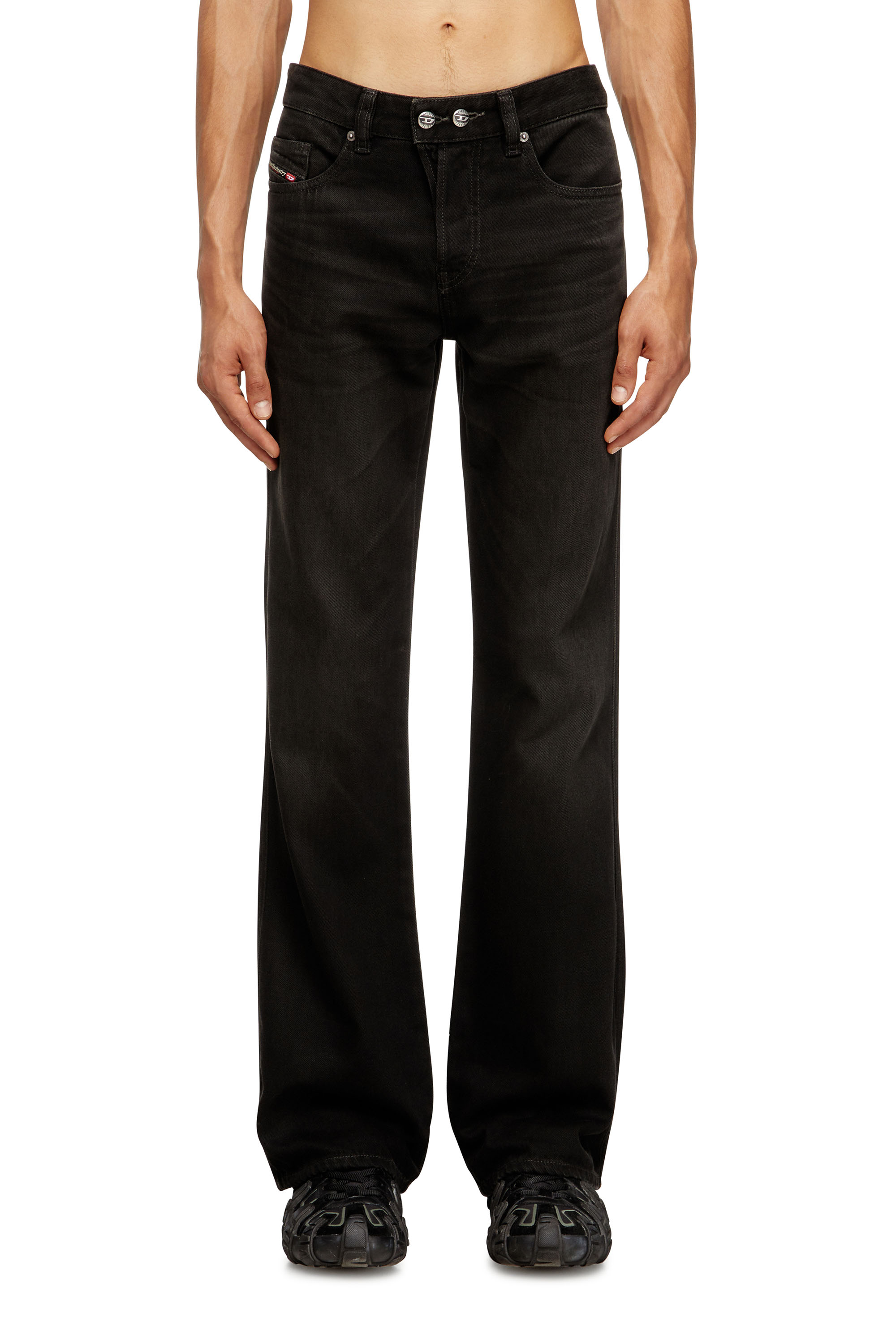 Diesel - Bootcut Jeans 1998 D-Buck 09M20 Hombre, Negro/Gris oscuro - 1