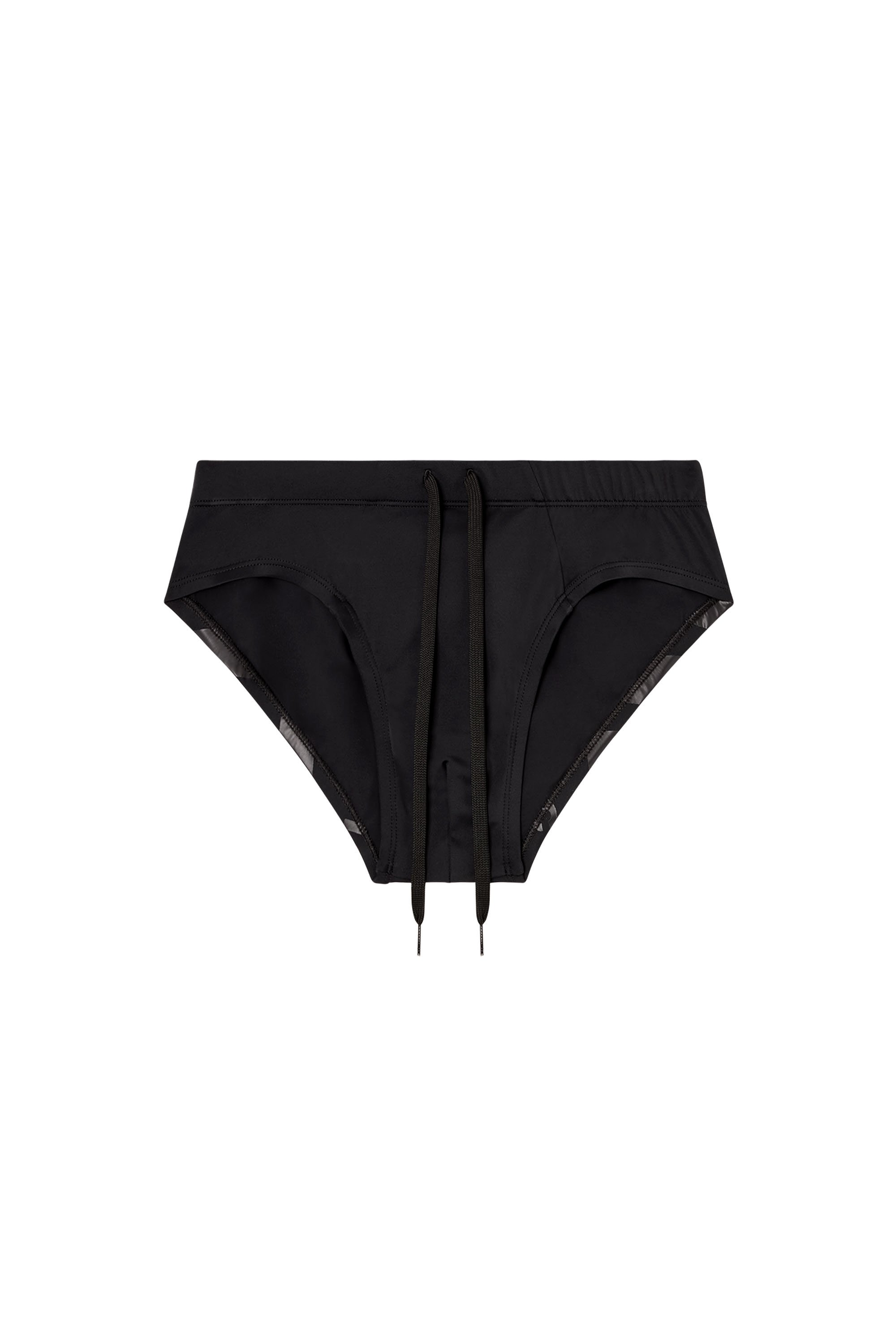 Diesel - ALFIE-D-CORE, Slip de baño con logotipo en la parte trasera Hombre in Negro - 4