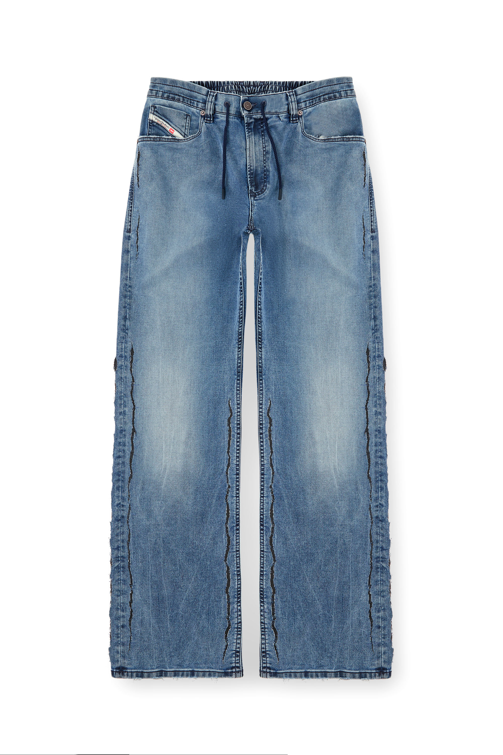 Diesel - Man's Relaxed 2080 D-Reel Joggjeans® 09K64, Medium blue - 1