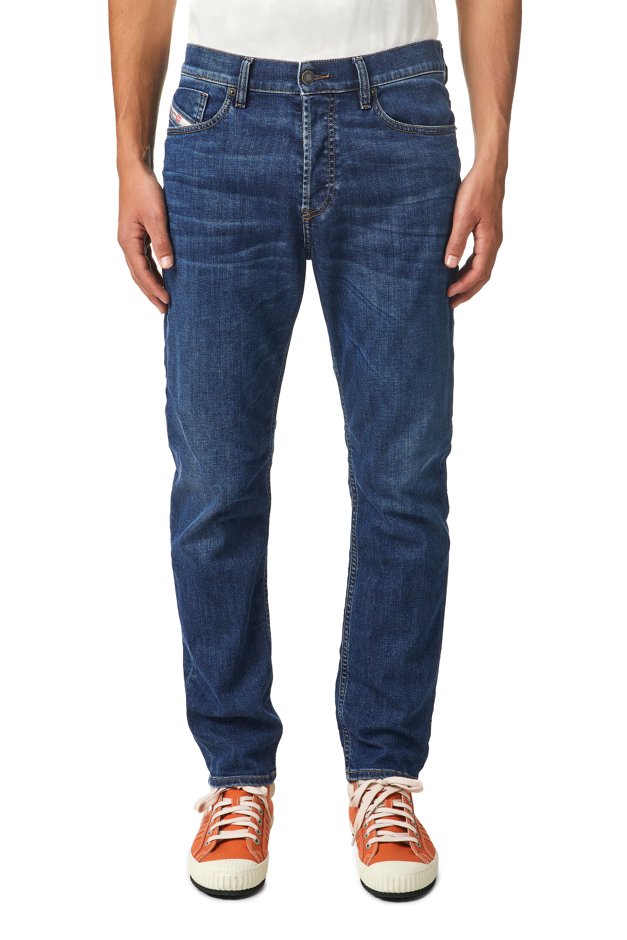 Diesel - 2005 D-FINING 09B06 Tapered Jeans, Azul Oscuro - Image 1