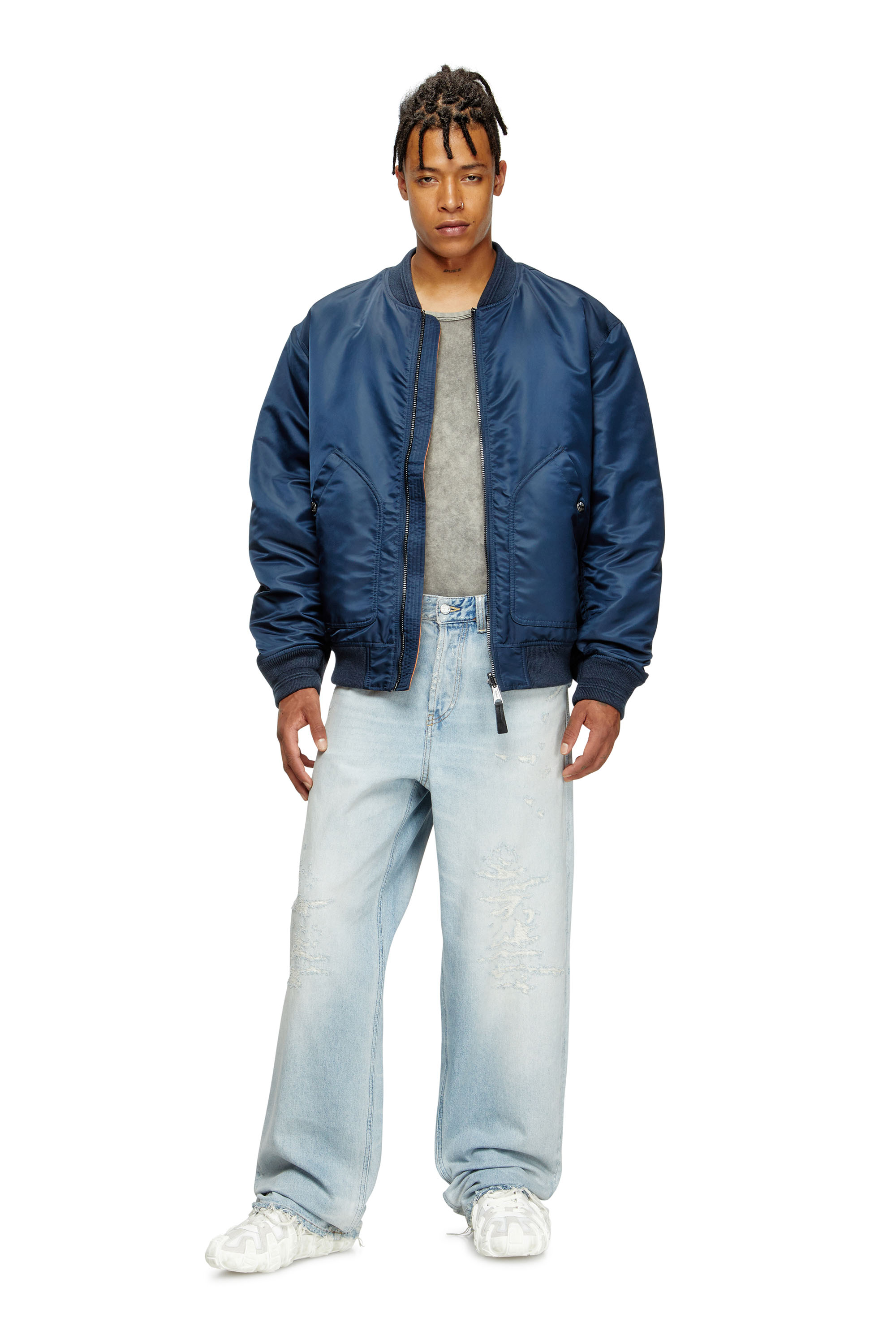 Diesel - Man's Relaxed Jeans 2001 D-Macro 09M53, Light Blue - 3