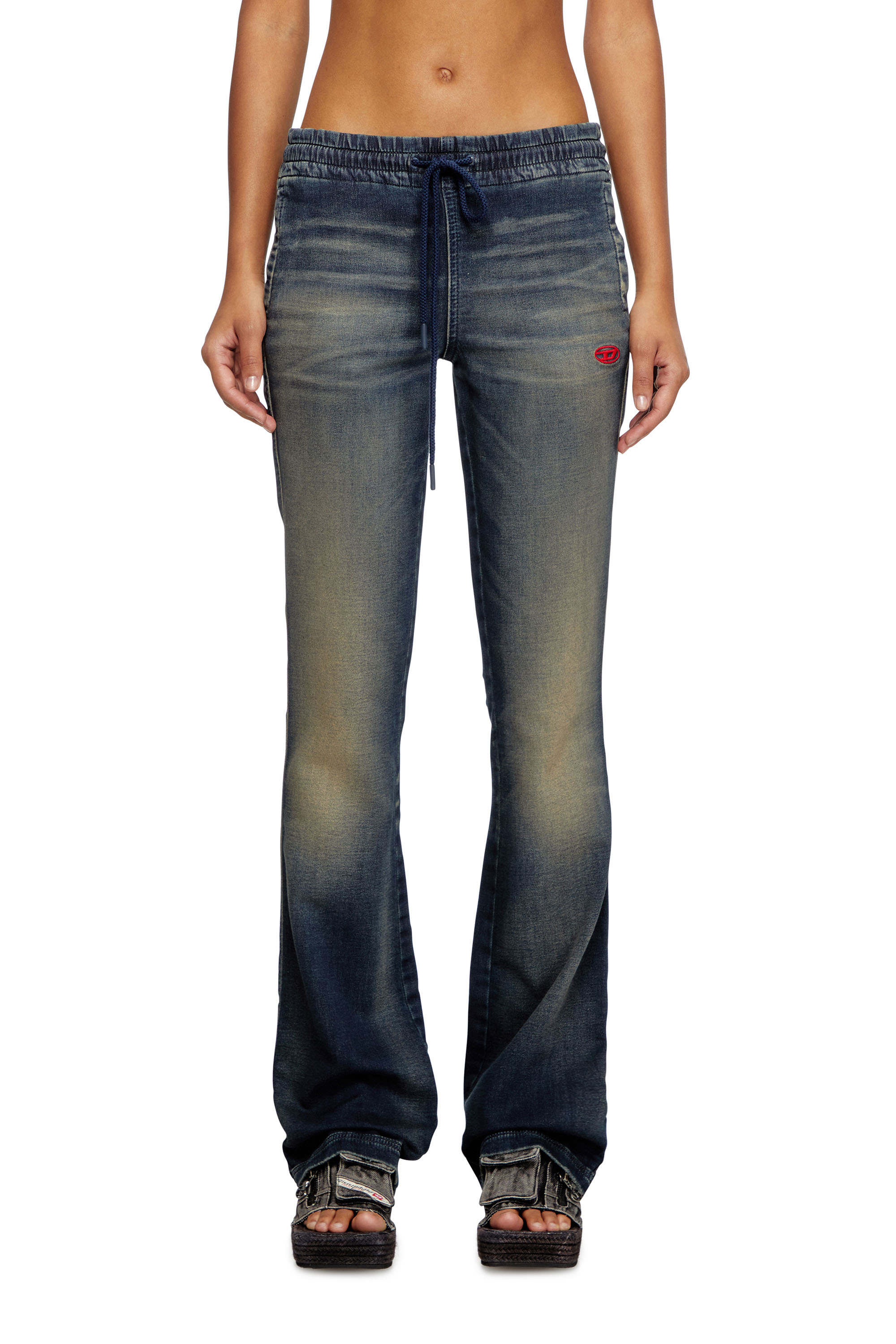 Diesel - Woman's Bootcut 2069 D-Ebbey Joggjeans® 068PM, Dark Blue - 1