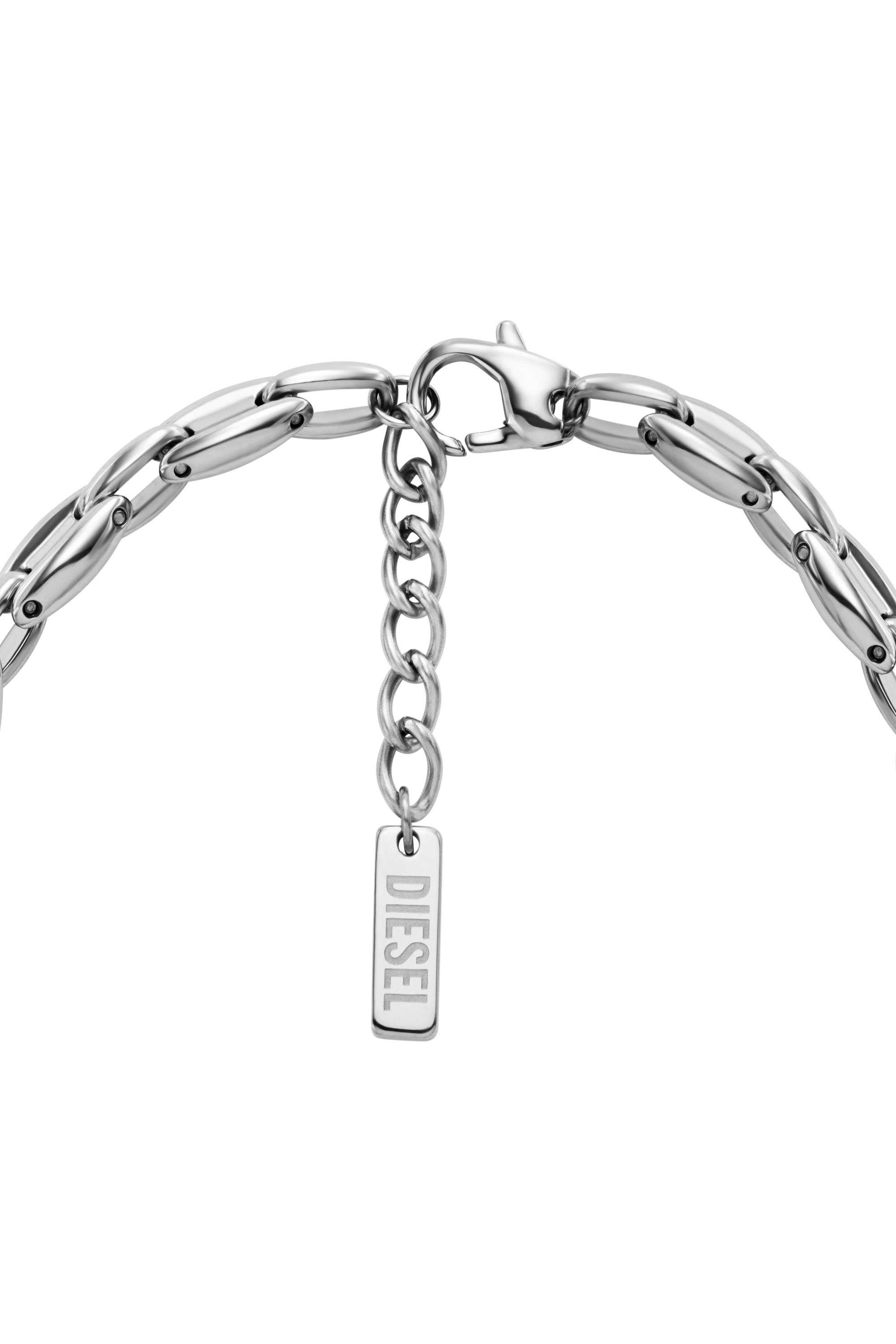 Diesel - DX1583040 JEWEL, Pulsera de cadena de acero inoxidable Unisex in Plateado - 2