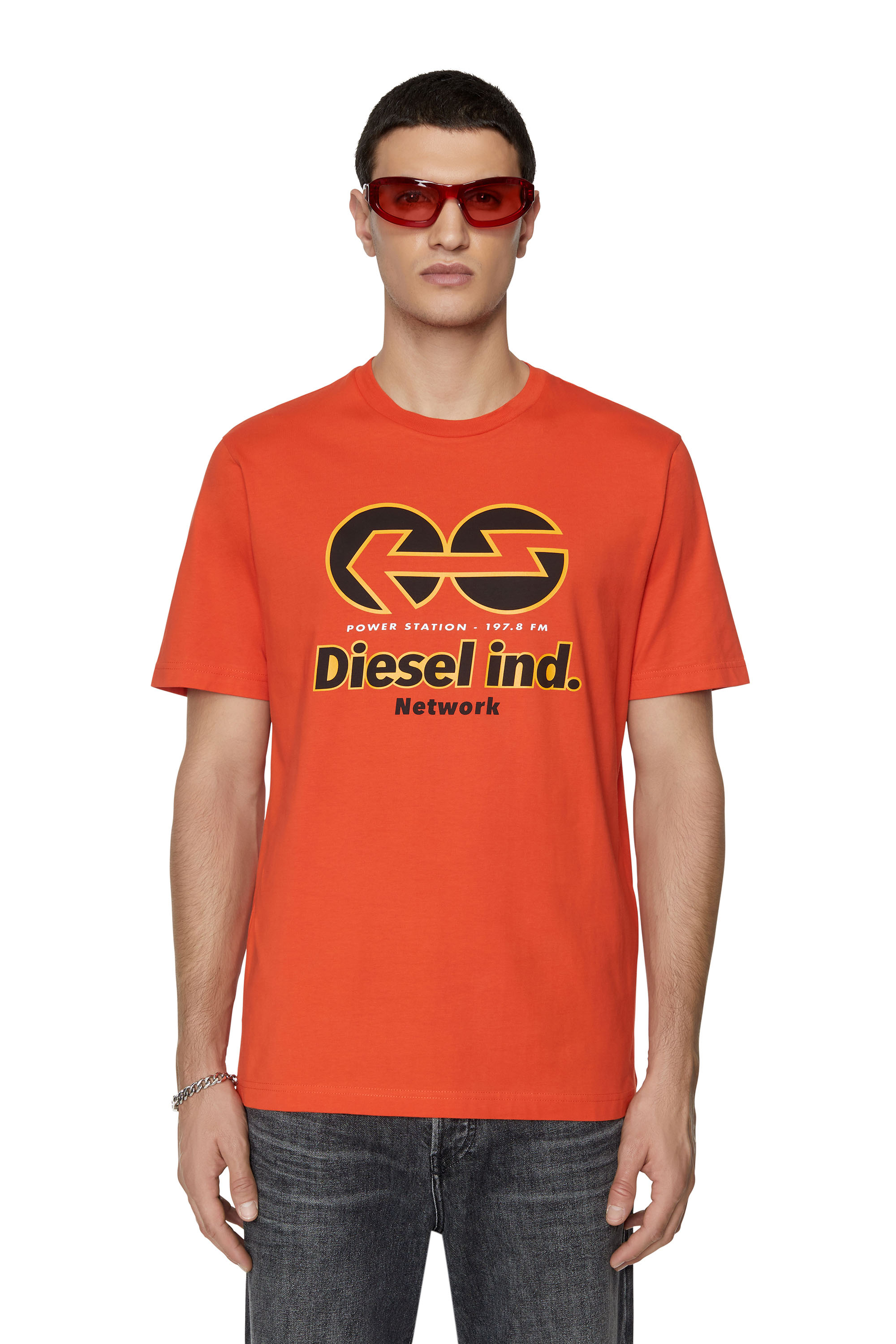 Diesel - T-JUST-E18, Orange - Image 1