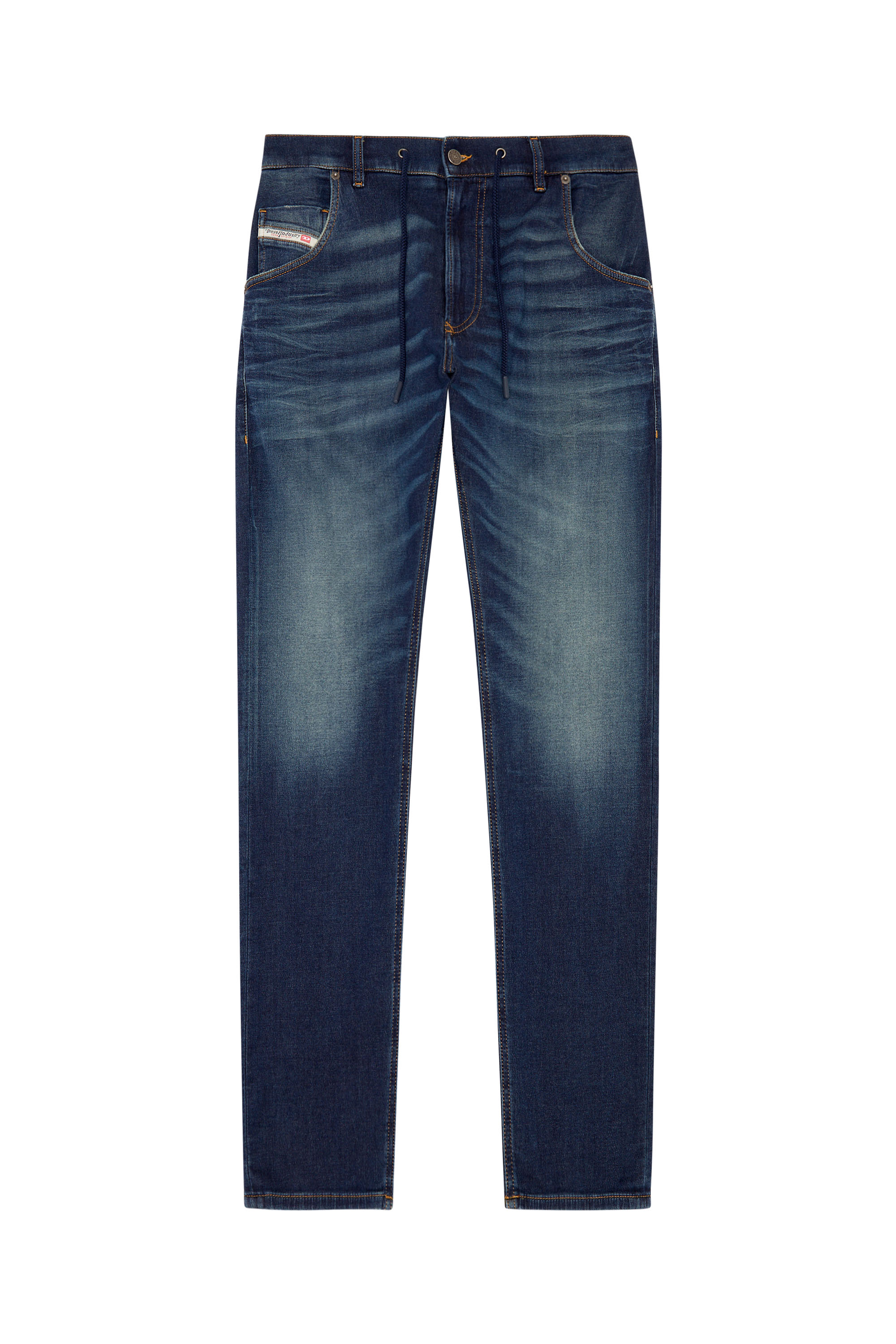 Diesel - Man's Regular 2030 D-Krooley Joggjeans® 068HZ, Dark Blue - 3