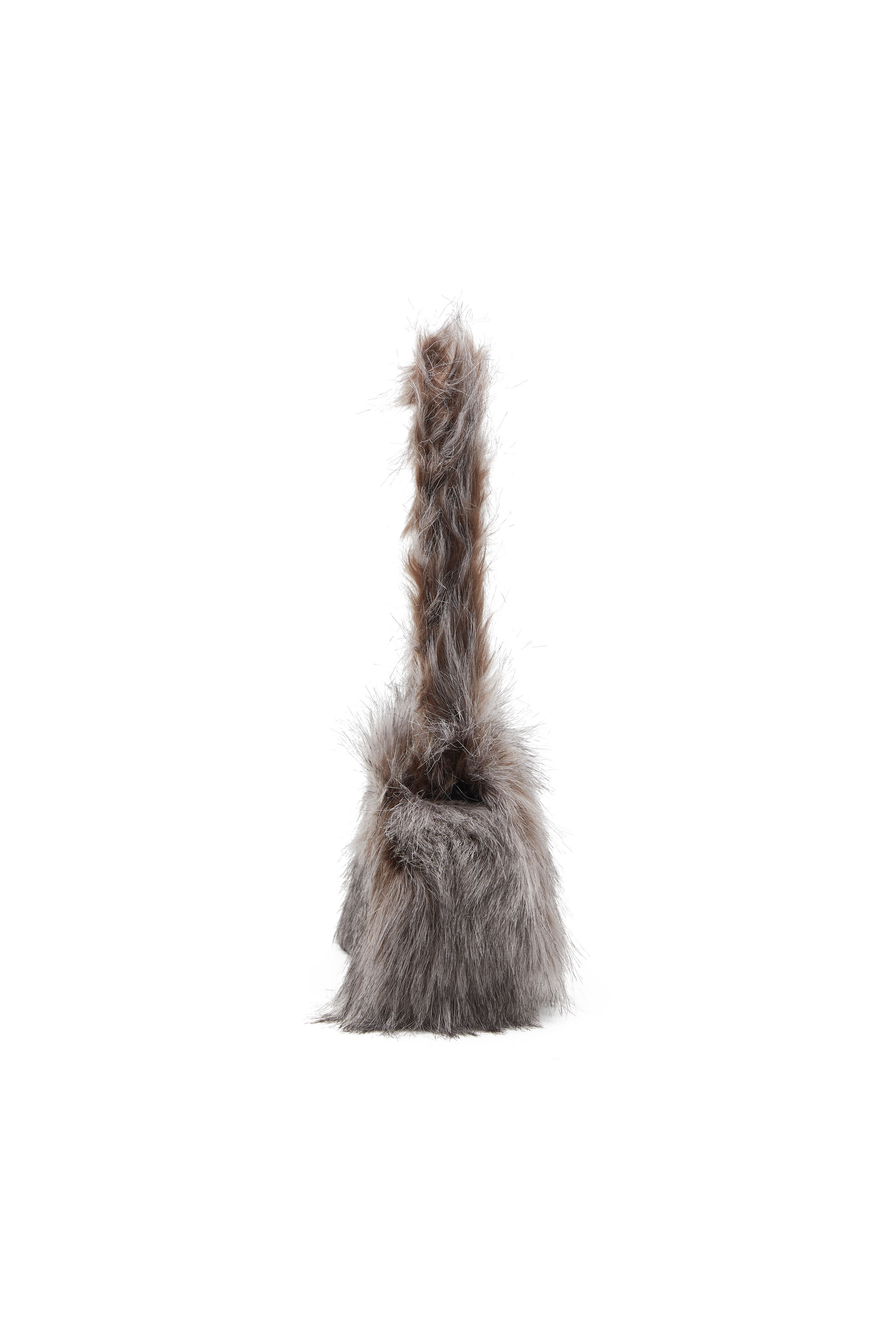 Diesel - PLAY CROSSBODY, Woman's Play-Fluffy crossbody bag in Grey - 4