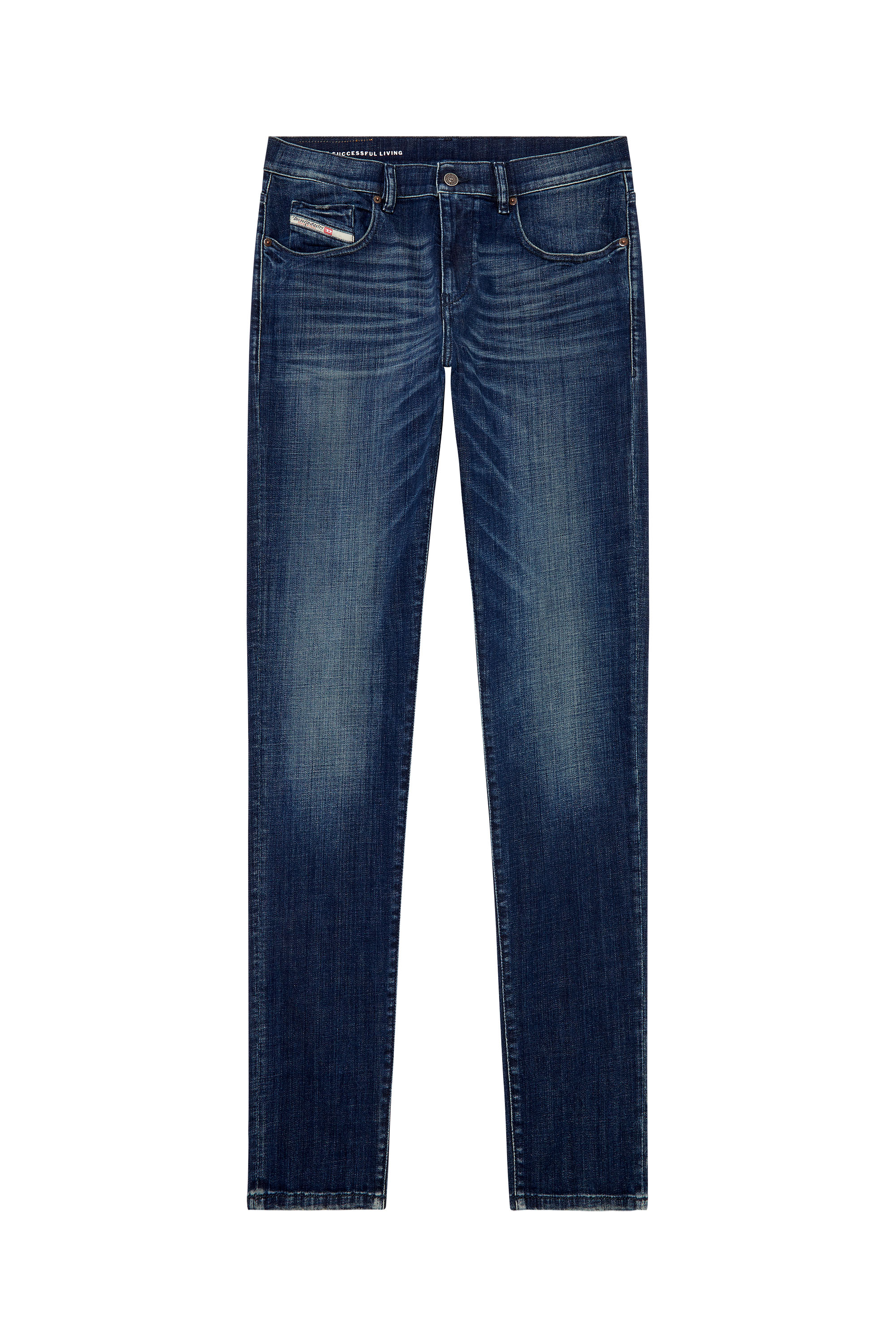 Diesel - Slim Jeans 2019 D-Strukt 09H35, Azul Oscuro - Image 5