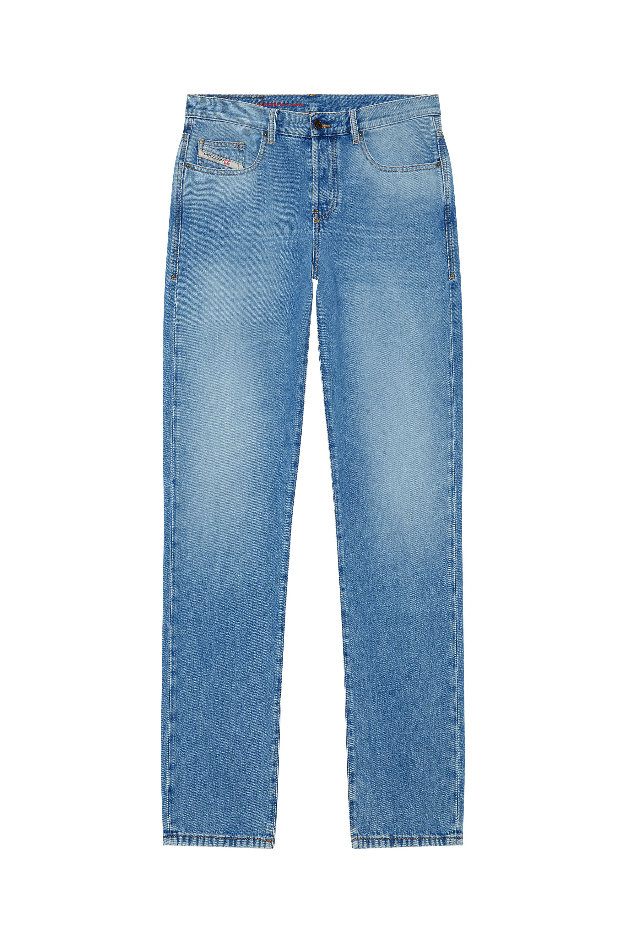 Diesel - Straight Jeans 2020 D-Viker 09C15, Azul Claro - Image 6