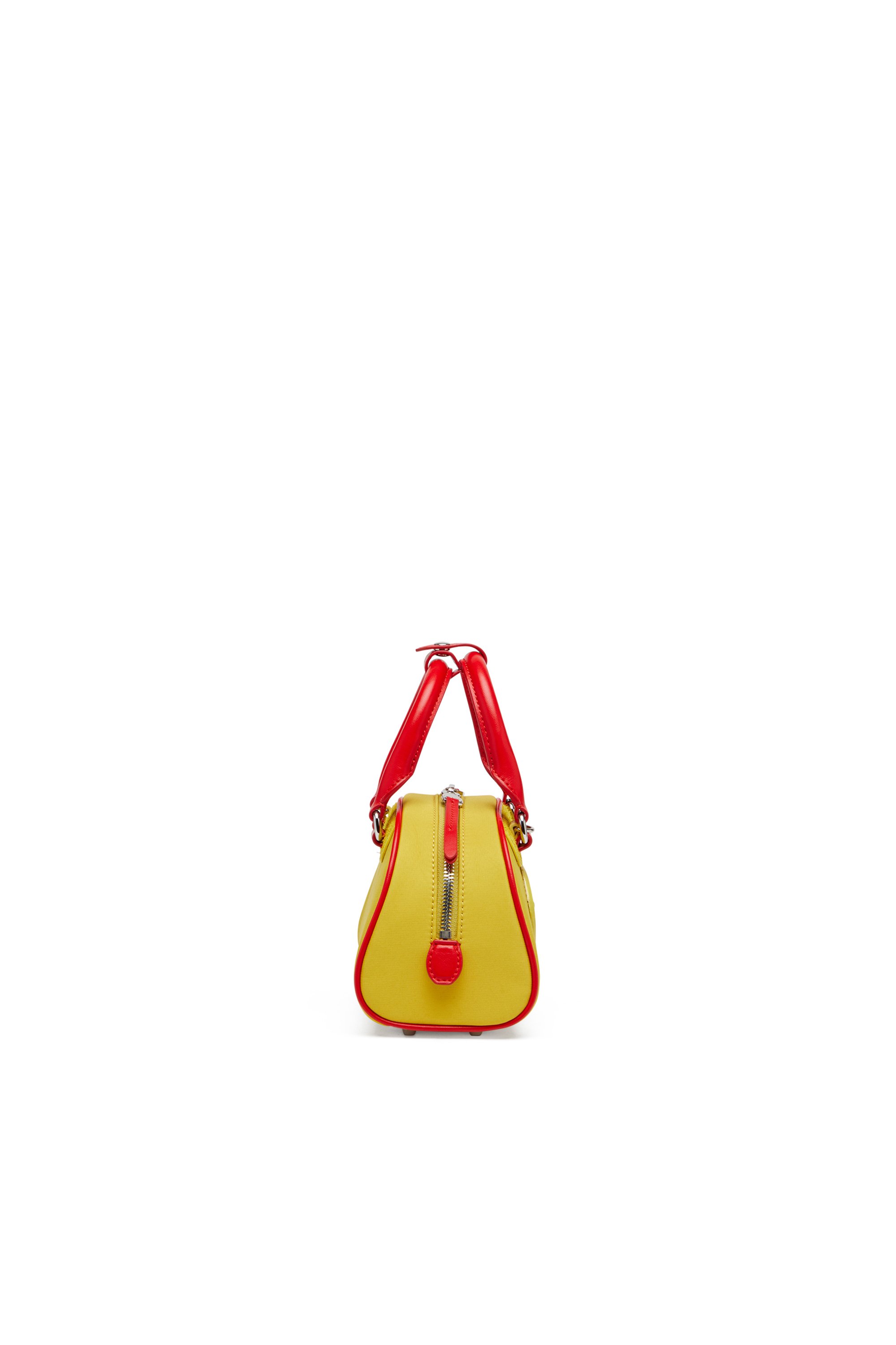 Diesel - 1DR DOME CROSSBODY, 1DR Dome-Mini bolso de bloques de color tipo bowling Mujer in Amarillo - 4