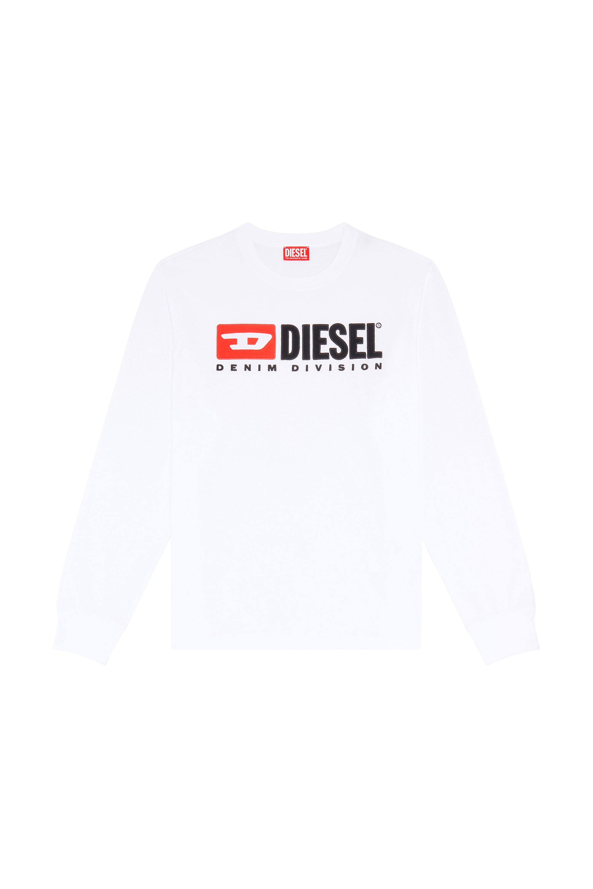 Diesel - T-JUST-LS-DIV, Blanco - Image 1