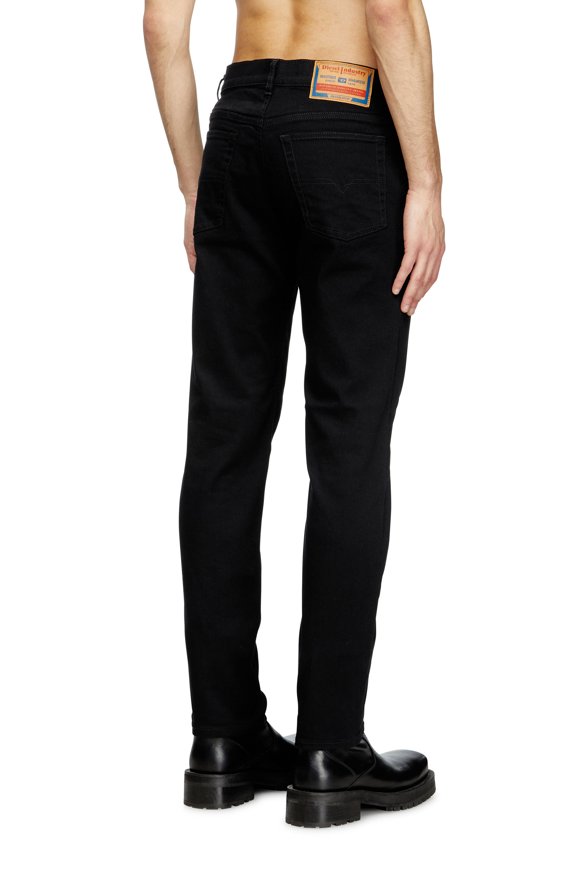 Diesel - Regular Jeans 2023 D-Finitive 069YP Hombre, Negro/Gris oscuro - 4