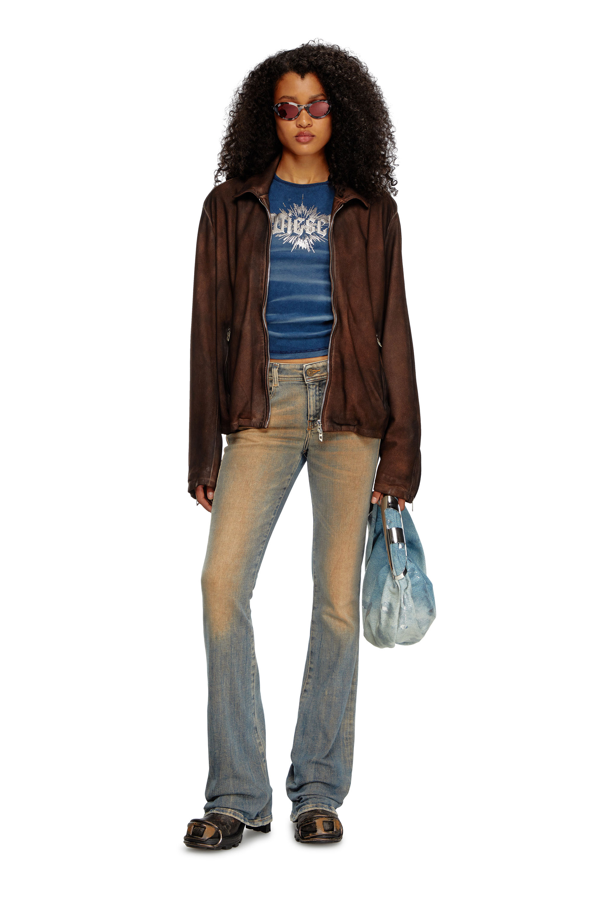 Diesel - Bootcut and Flare Jeans 1969 D-Ebbey 09J23, Mujer Bootcut y Flare Jeans - 1969 D-Ebbey in Azul marino - Image 5