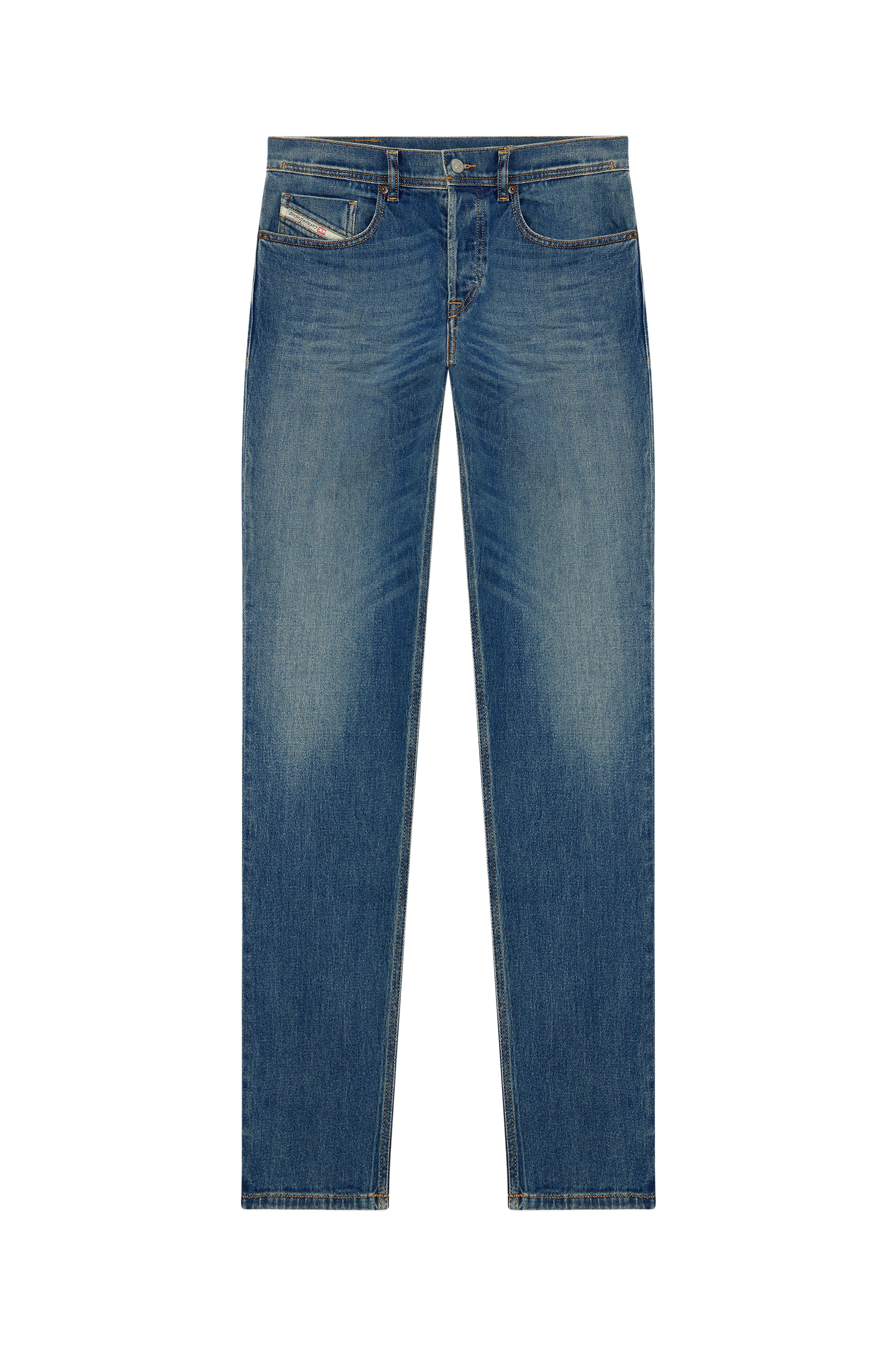 Diesel - Tapered Jeans 2023 D-Finitive 09F88, Azul medio - Image 3