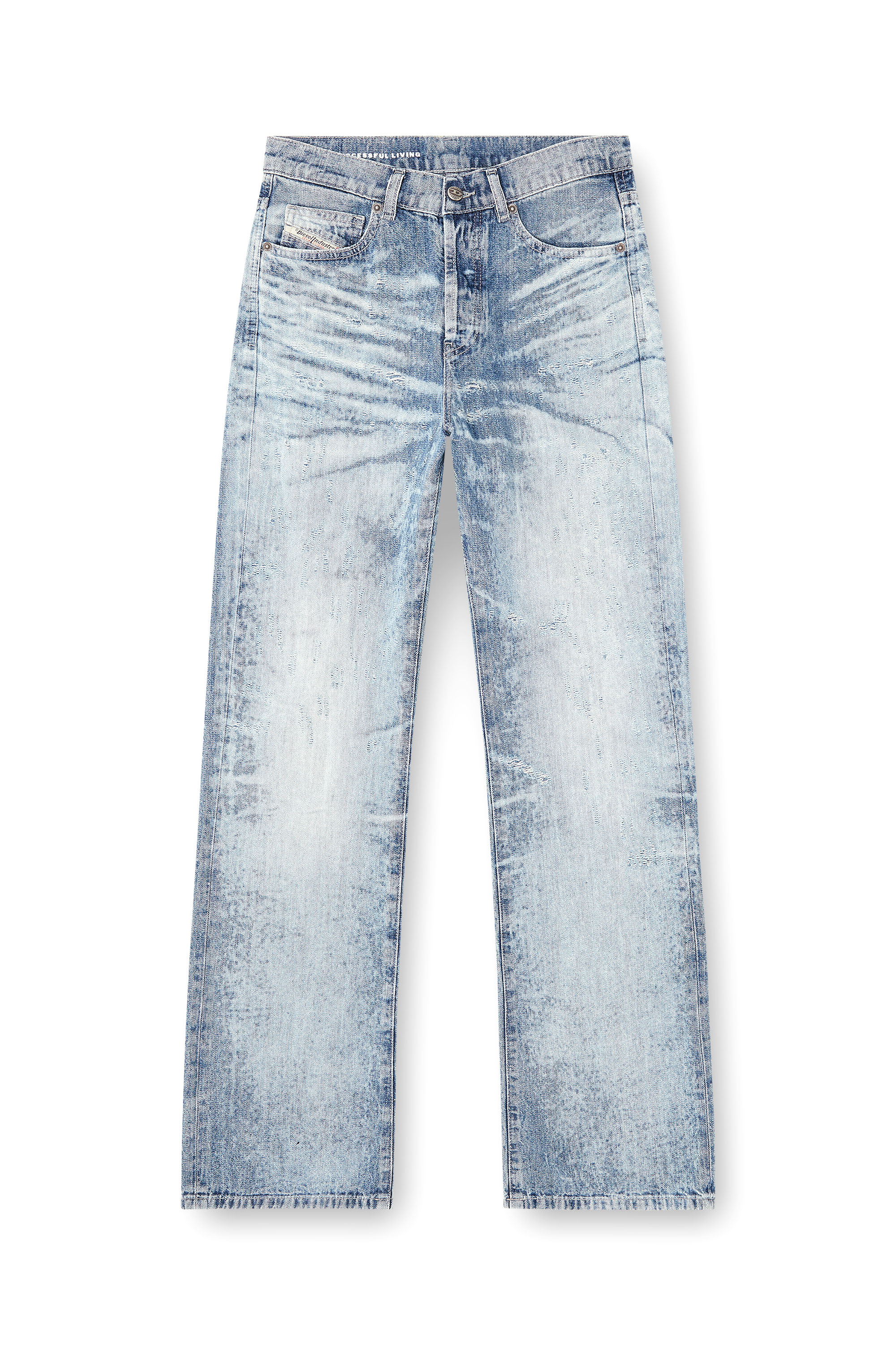 Diesel - Regular Jeans 1971 D-Sent 068TY Mujer, Azul Claro - 3