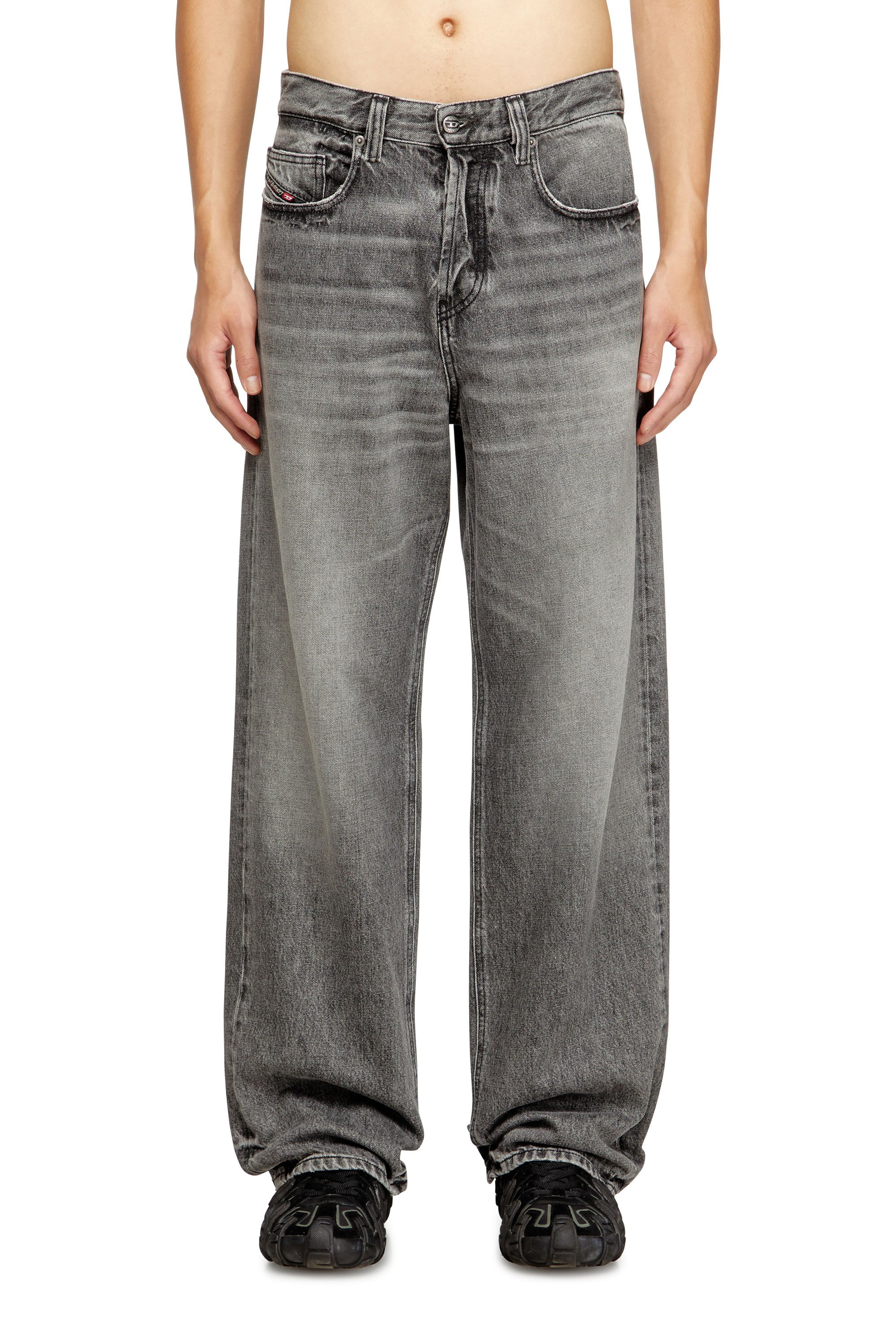 Diesel - Relaxed Jeans 2001 D-Macro 007AW Hombre, Gris - 1