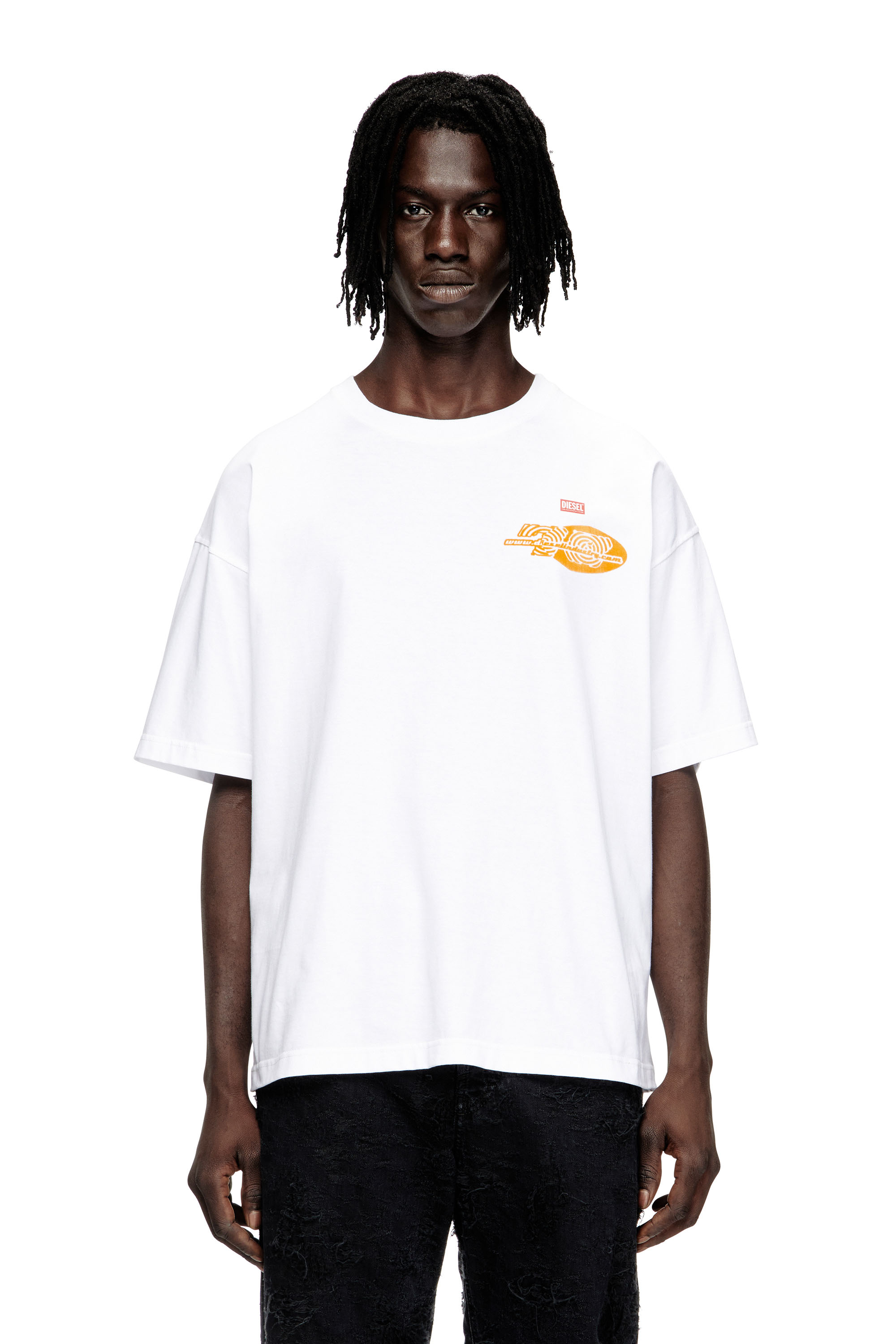 ディーゼル　Tシャツ ディーゼル DIESEL Tシャツ （WHITE） -waja bazar - 海外