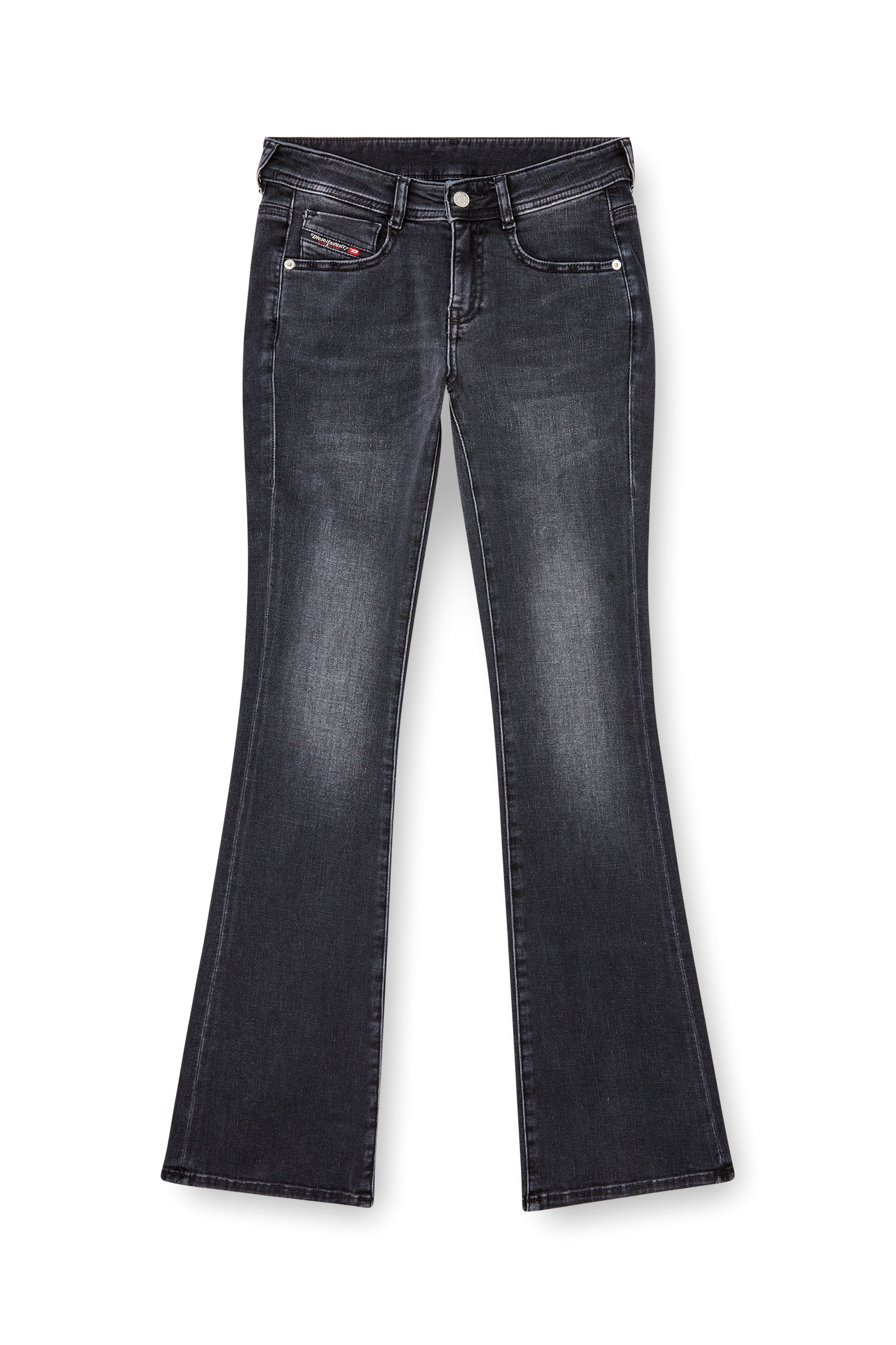 Diesel - Bootcut Jeans 1969 D-Ebbey 0DBDN Mujer, Negro/Gris oscuro - 1