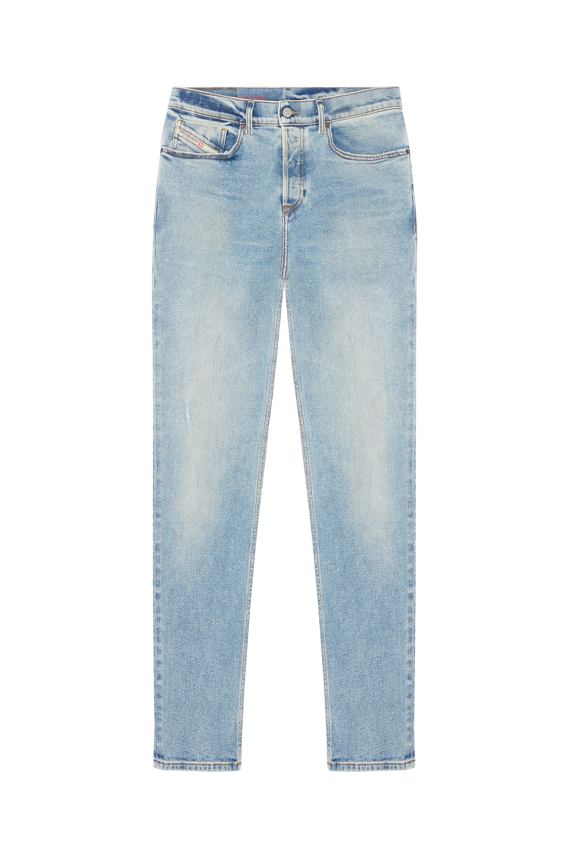 Diesel - Tapered Jeans 2005 D-Fining 09E86, Light Blue - Image 3