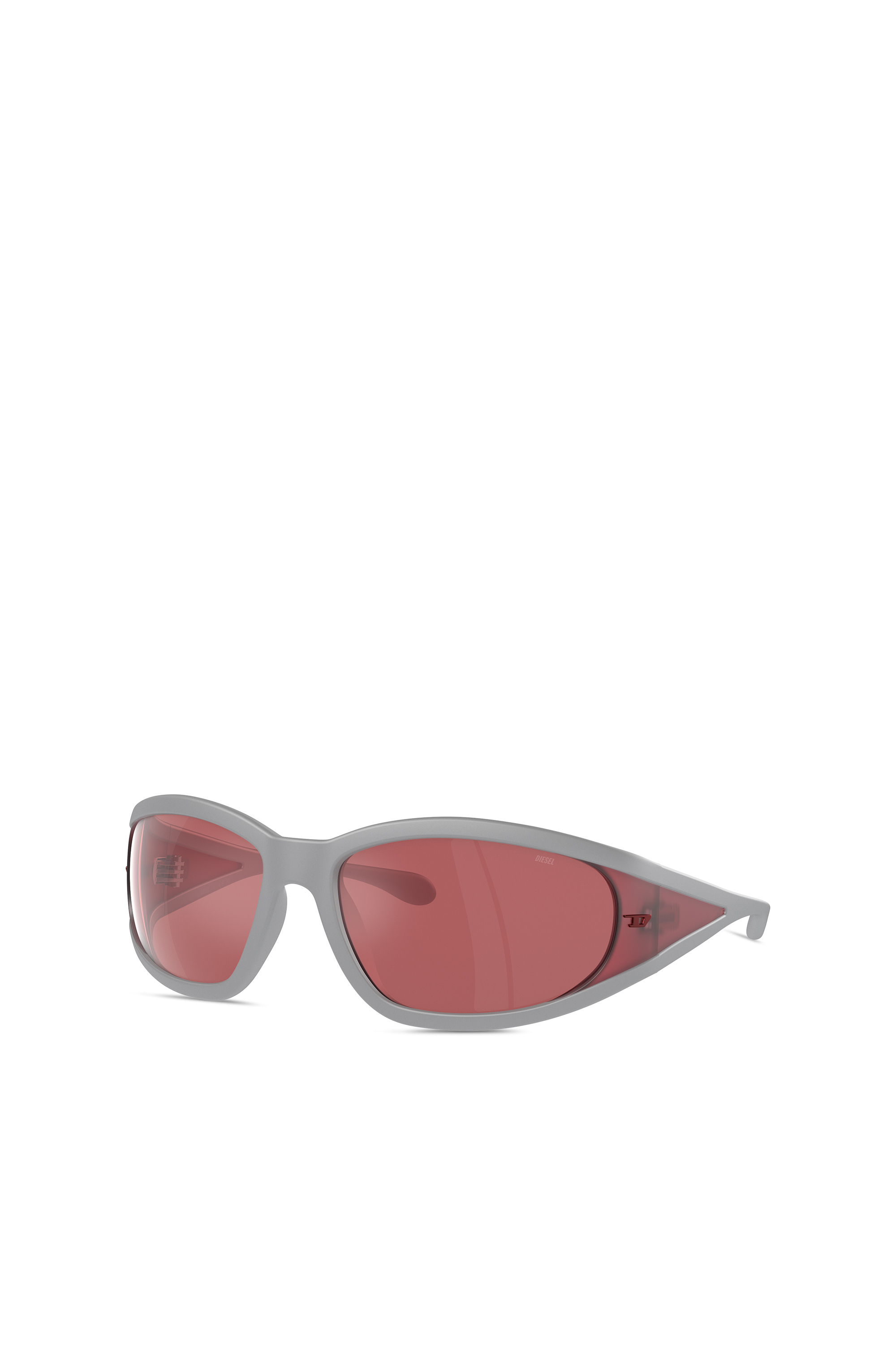 Diesel - 0DL3002, Unisex Rectangular sunglasses in acetate in Multicolor - Image 5