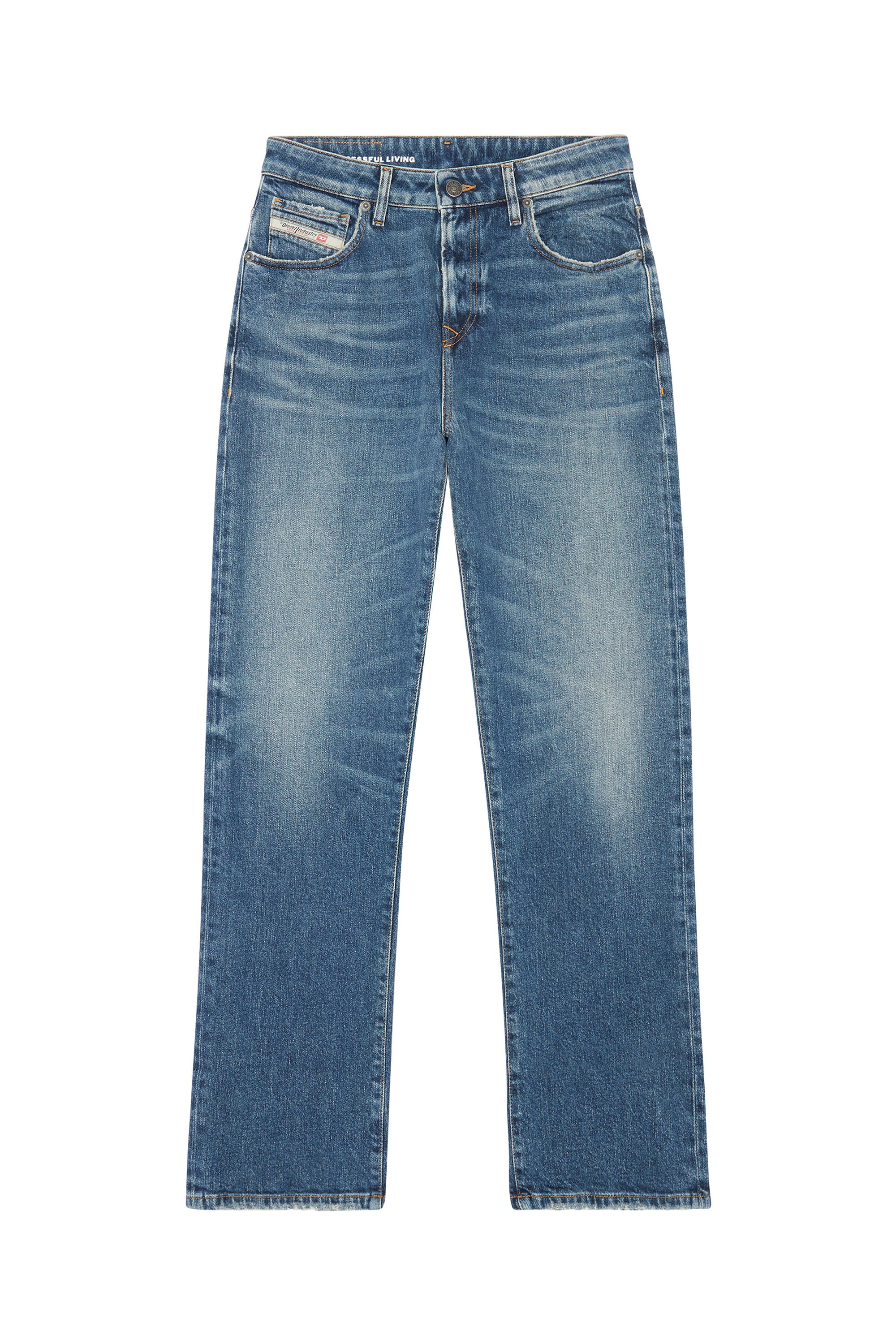 Diesel - 1999 007L1 Straight Jeans, Medium blue - Image 1