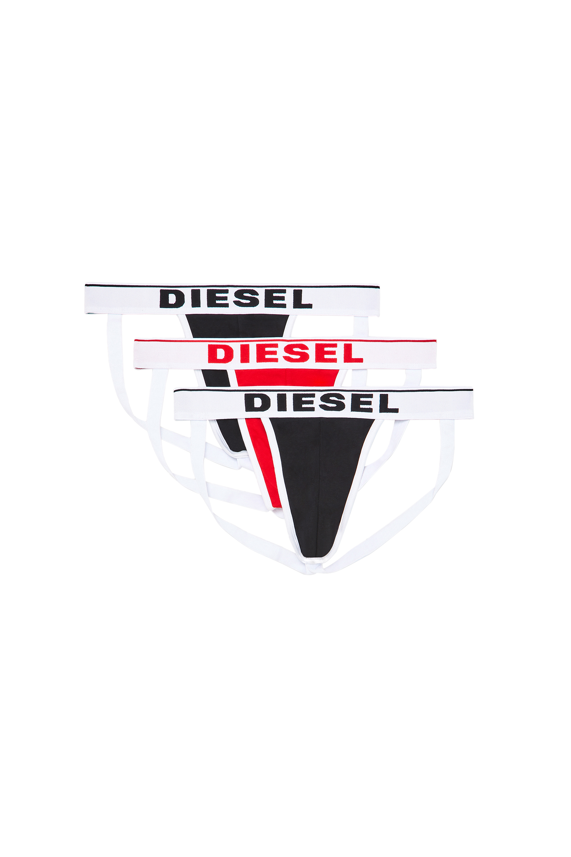 Diesel - UMBR-JOCKYTHREEPACK, Black/White - Image 3