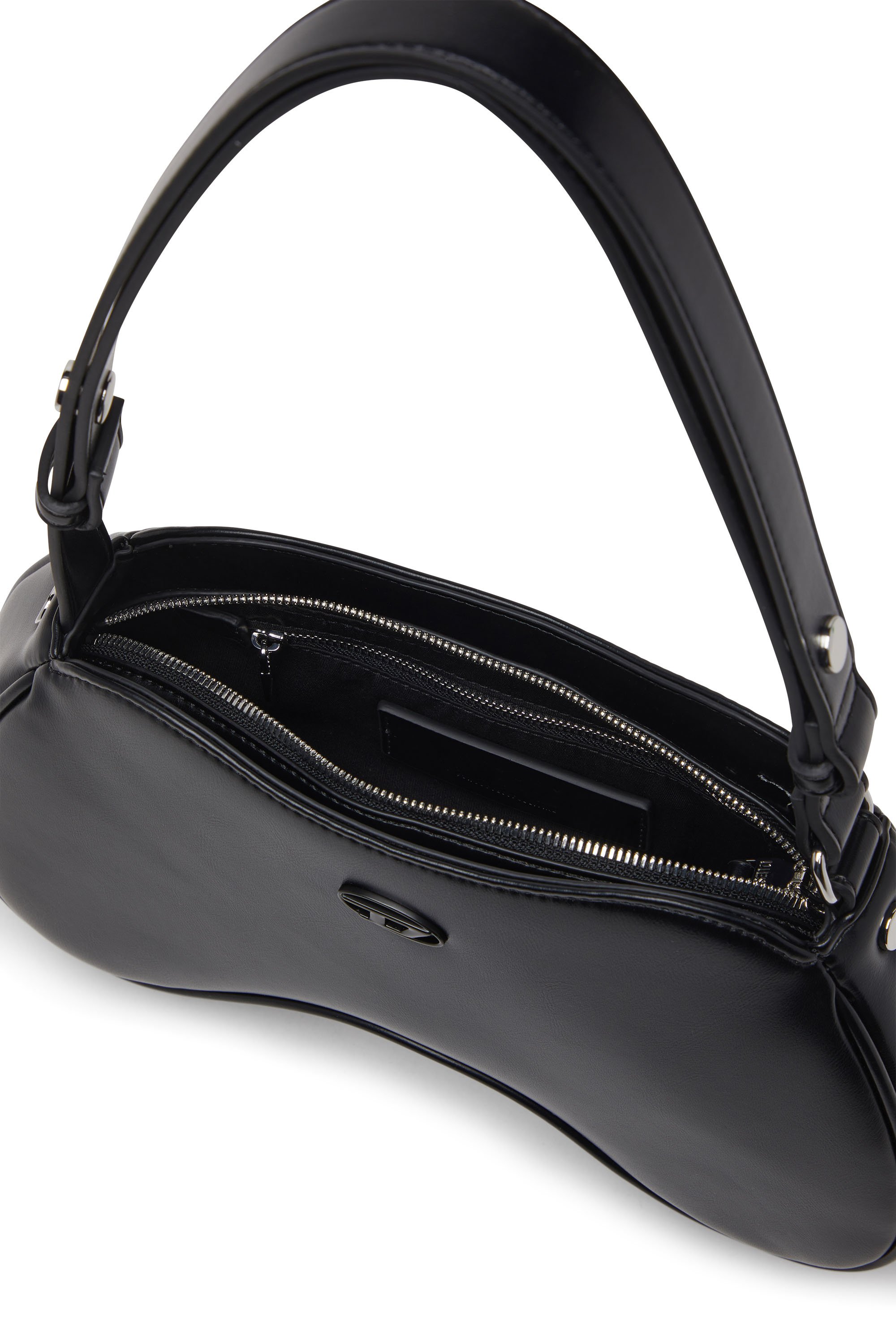 Diesel - PLAY SHOULDER, Woman's Play-Shoulder bag in PU in Black - 3