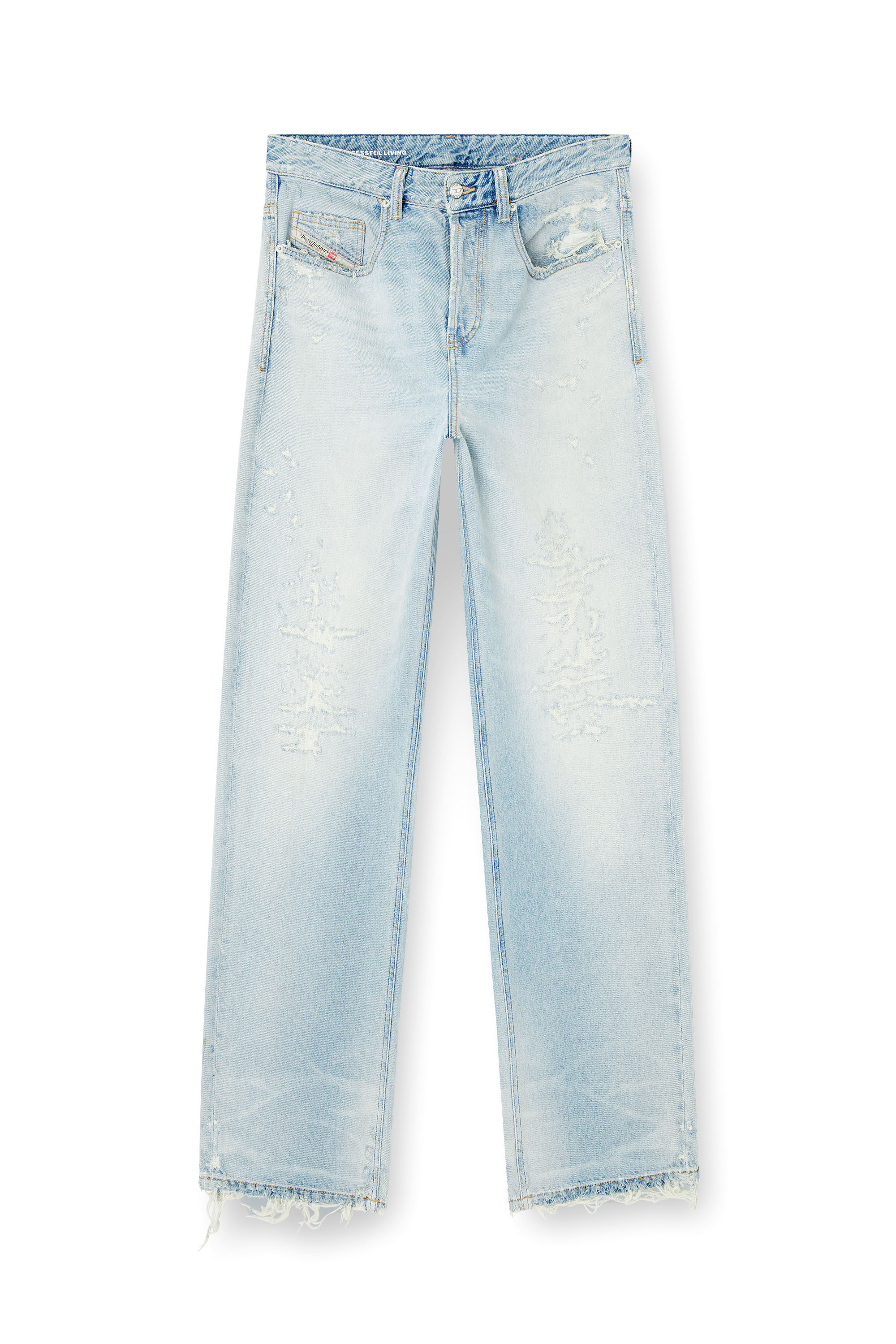 Diesel - Man's Relaxed Jeans 2001 D-Macro 09M53, Light Blue - 1