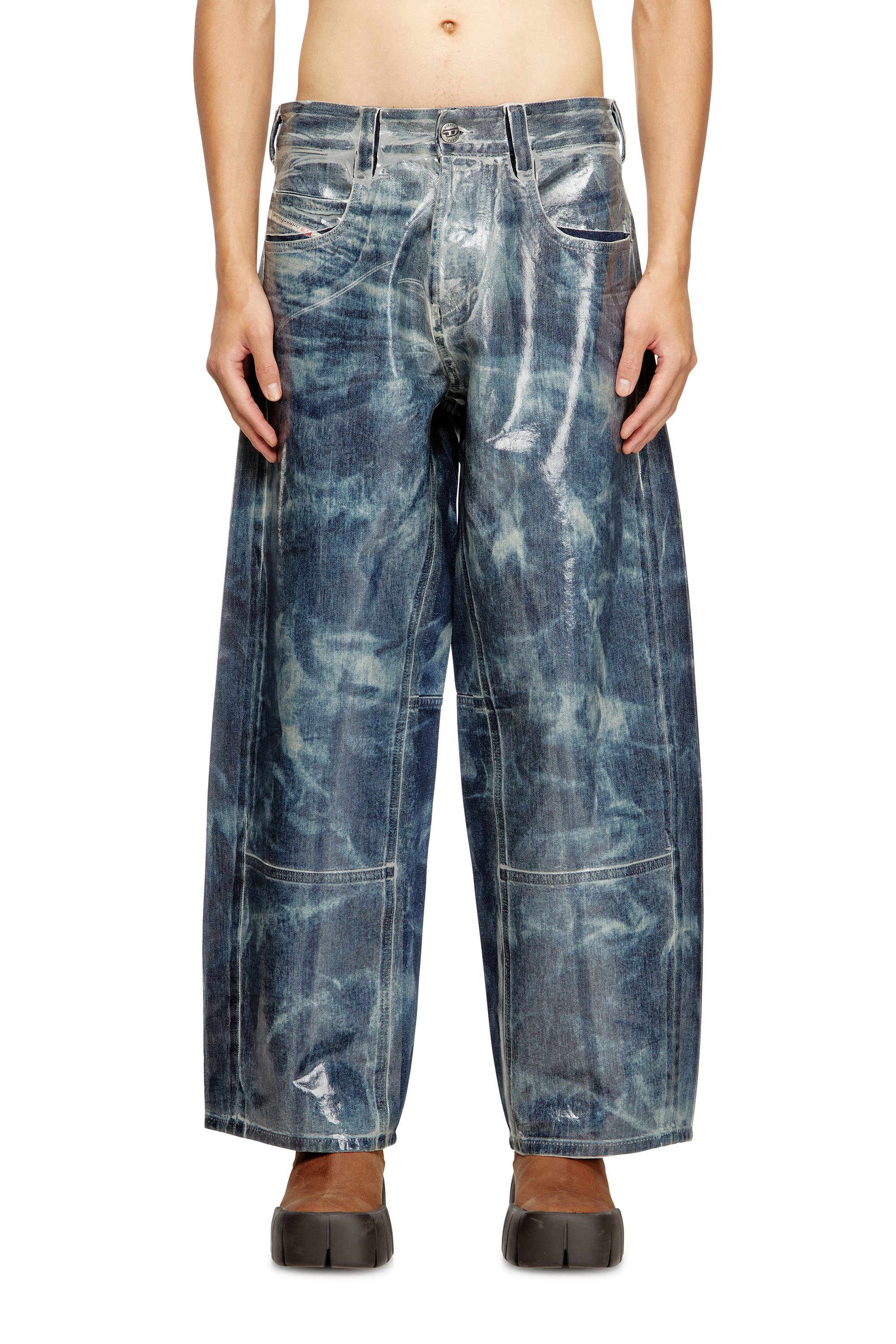 Diesel - Relaxed Jeans 1997 D-Enim-M 007CU Unisex, Azul Oscuro - 2