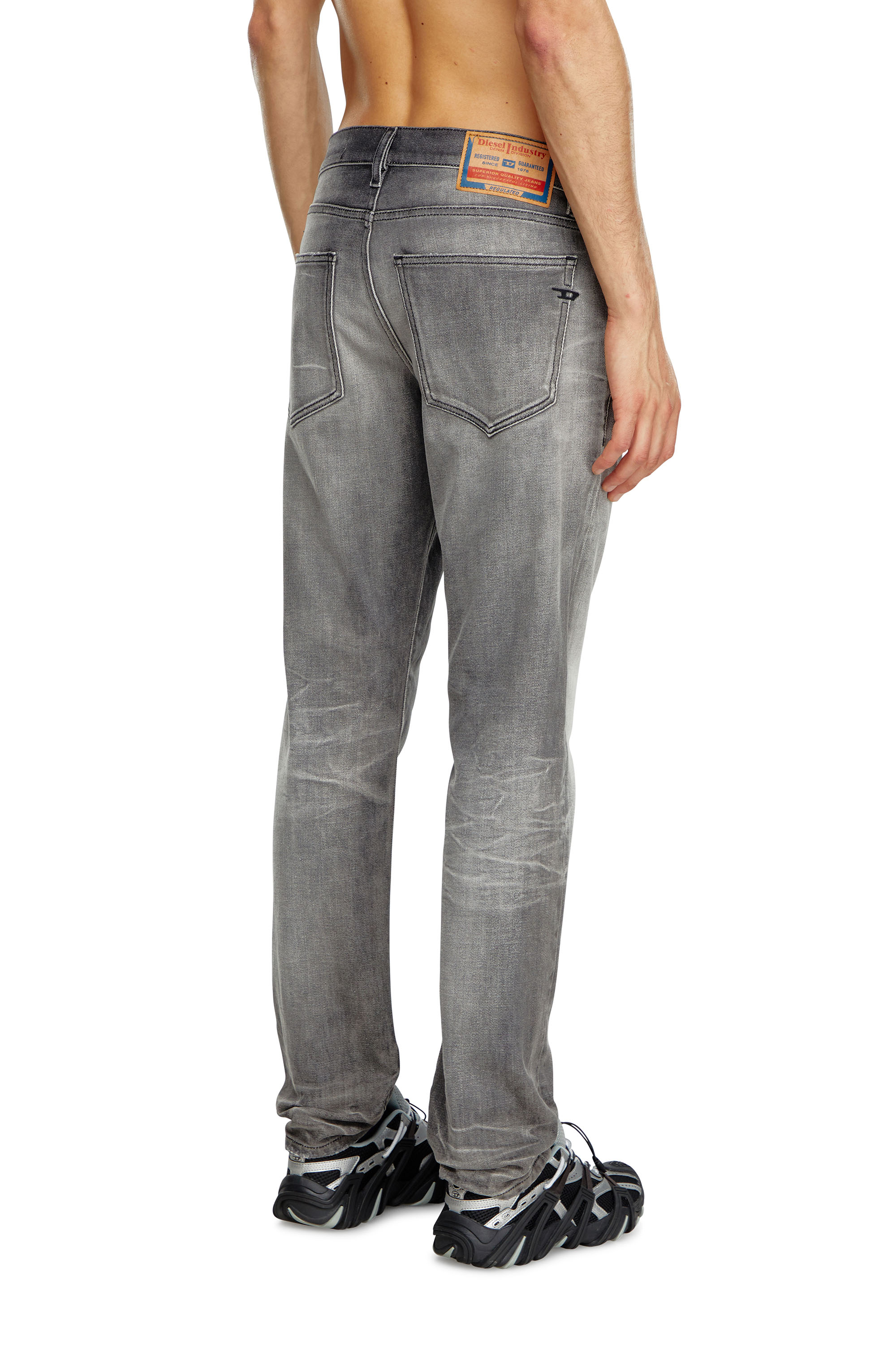 Diesel - Slim Jeans 2019 D-Strukt 09J58, Hombre Slim Jeans - 2019 D-Strukt in Gris - Image 4