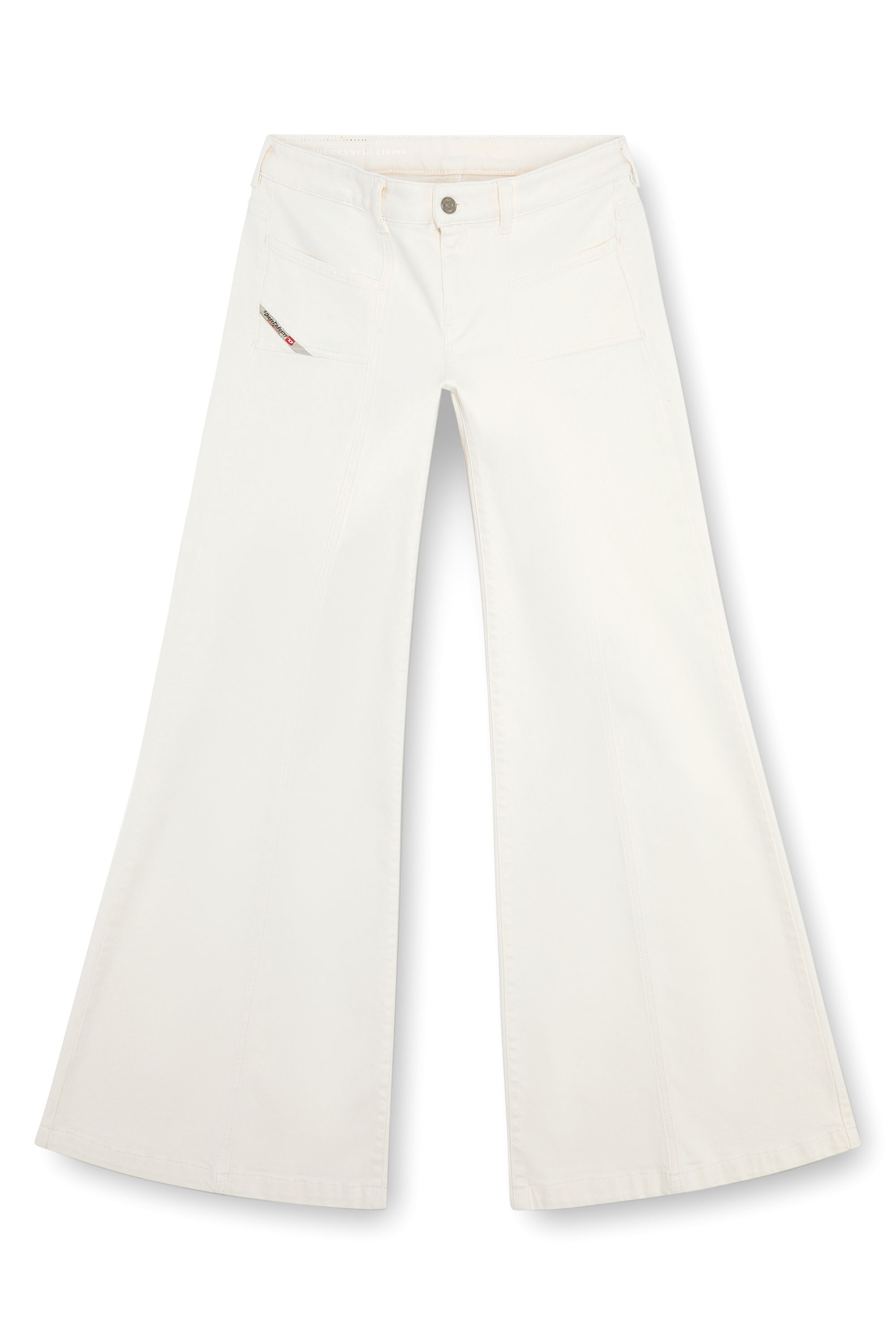 Diesel - Bootcut and Flare Jeans D-Akii 09J68, Mujer Bootcut y Flare Jeans - D-Akii in Blanco - Image 1