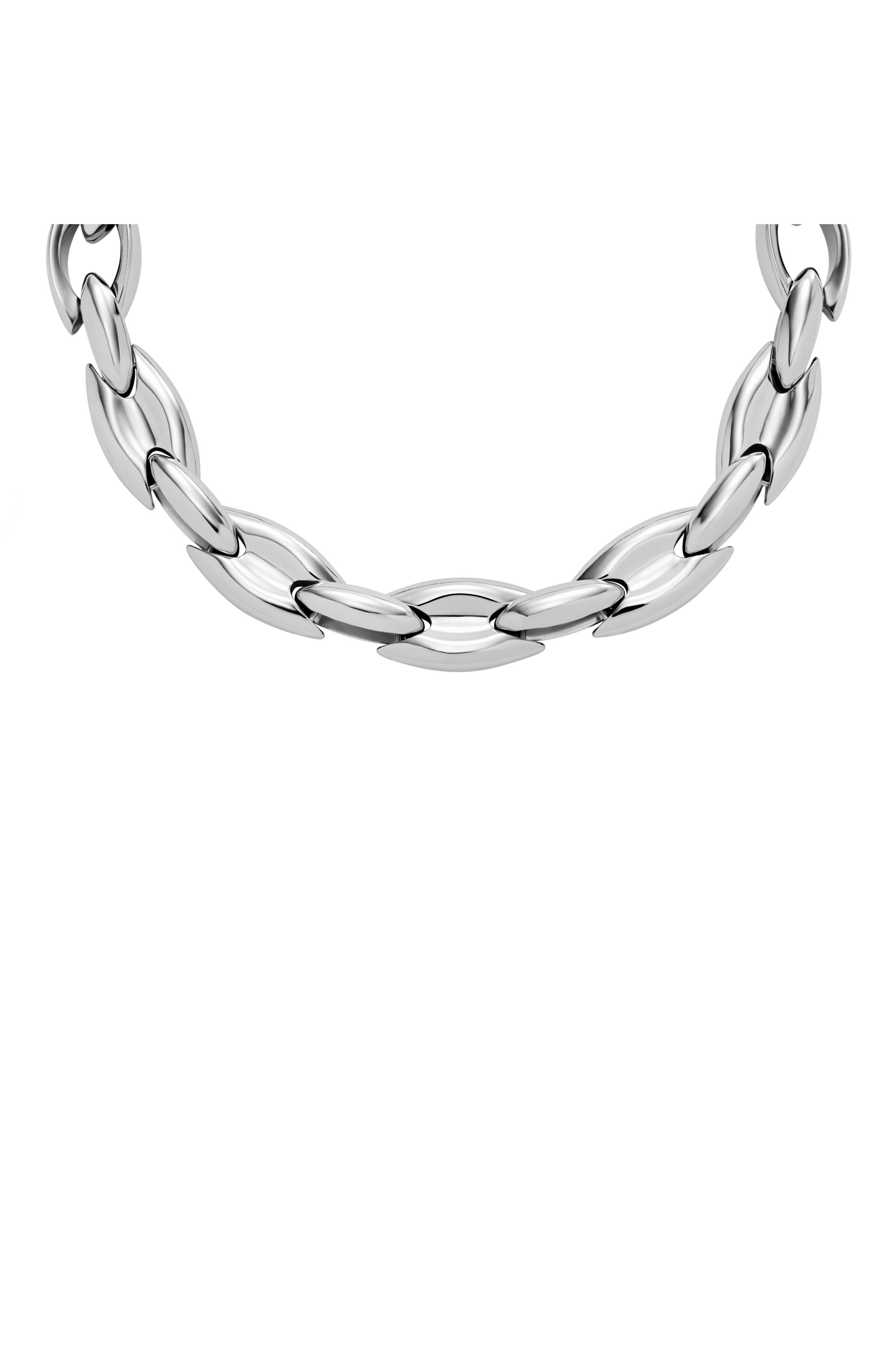 Diesel - DX1586040 JEWEL, Collar de cadena de acero inoxidable Unisex in Plateado - 2