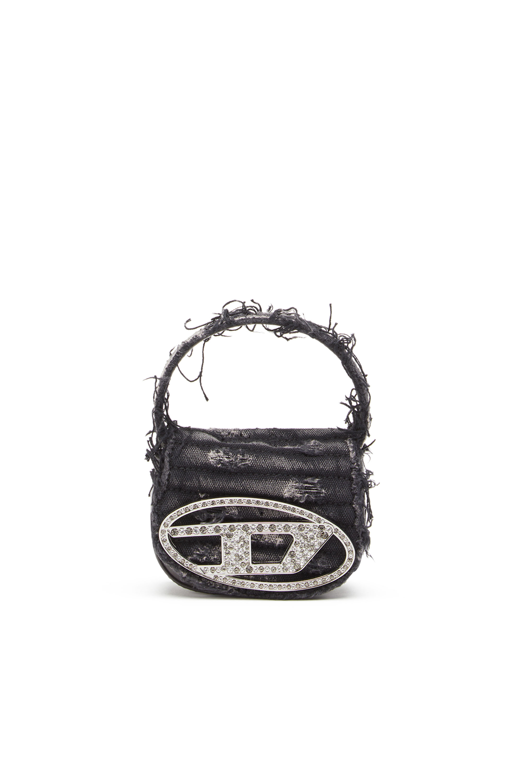 1DR XS Woman: Canvas mini bag with crystals | Diesel