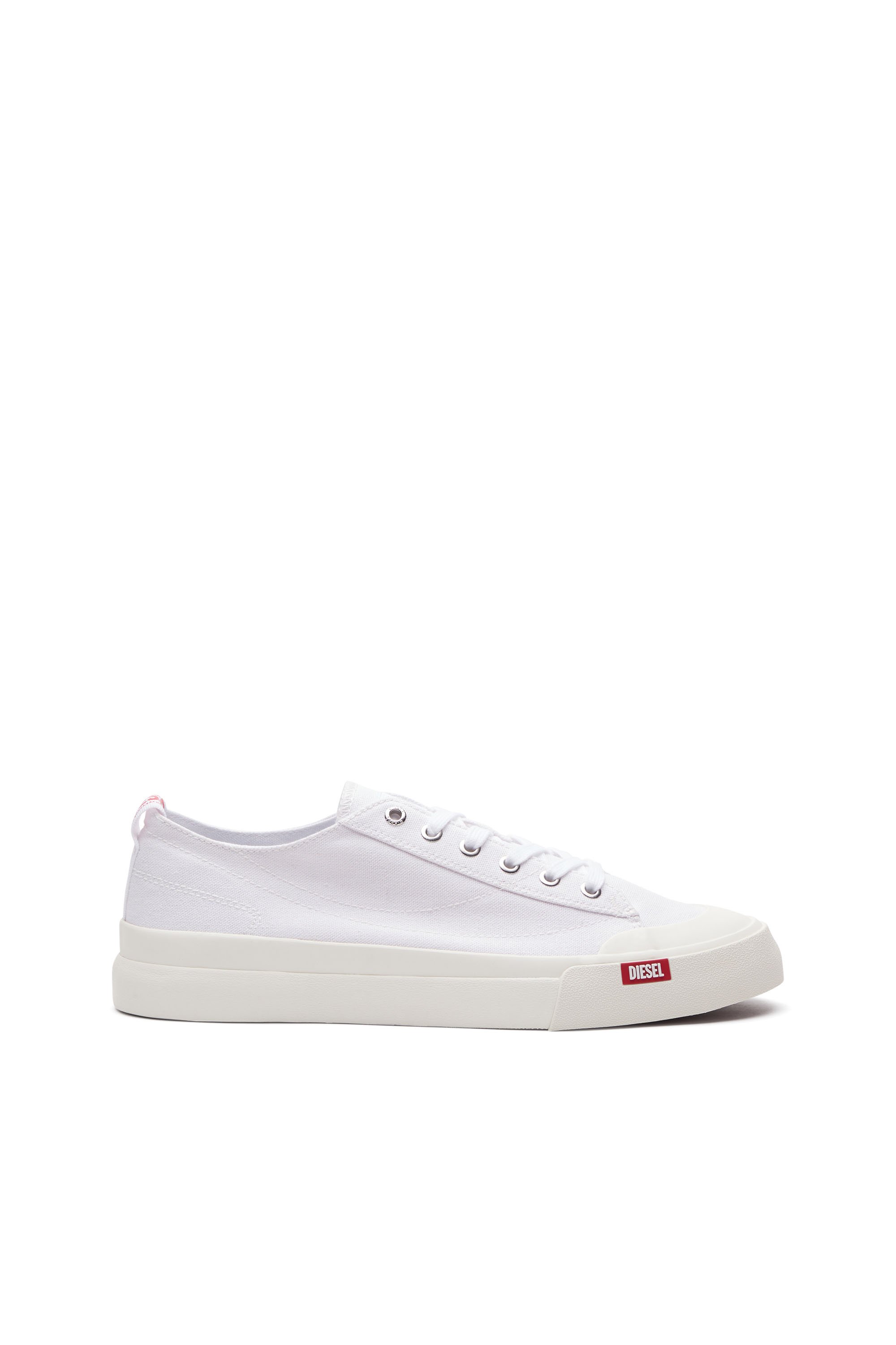 Diesel - S-ATHOS LOW, Man S-Athos Low-Canvas sneakers in White - Image 1